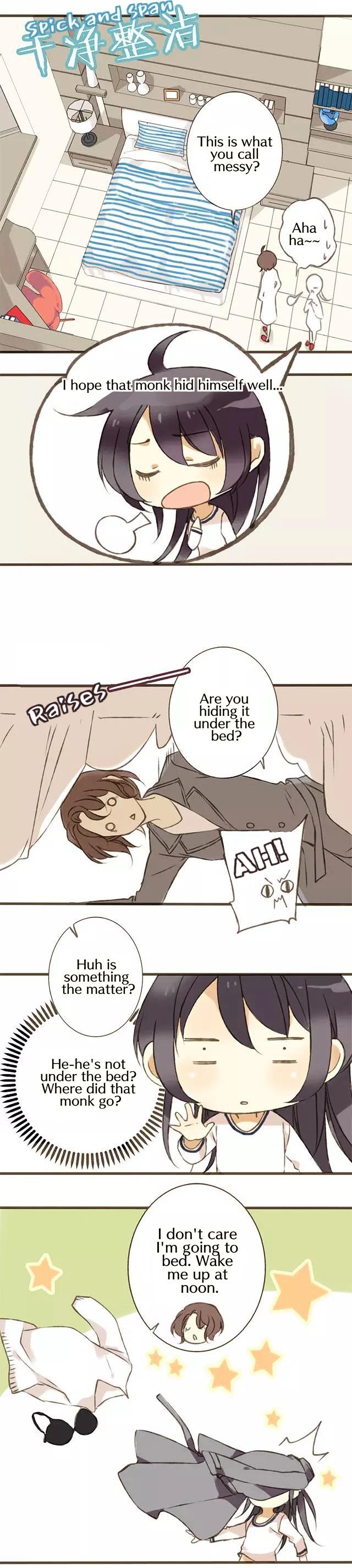 A "Dimwitted" Monk fell from Heaven Chapter 2 page 6 - Chapter 2 : Idiot monk hide yourself!
