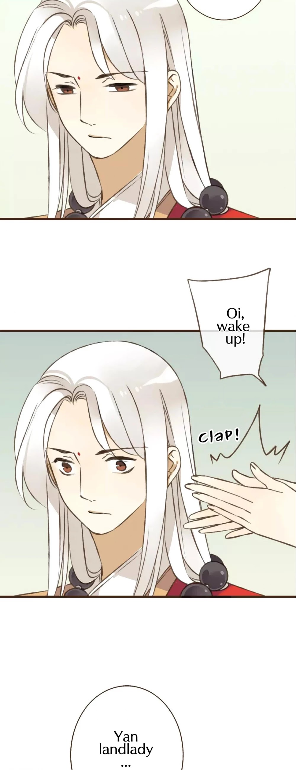 A "Dimwitted" Monk fell from Heaven Chapter 28 page 3 - Chapter 28: I Am Yan landlady's...Man