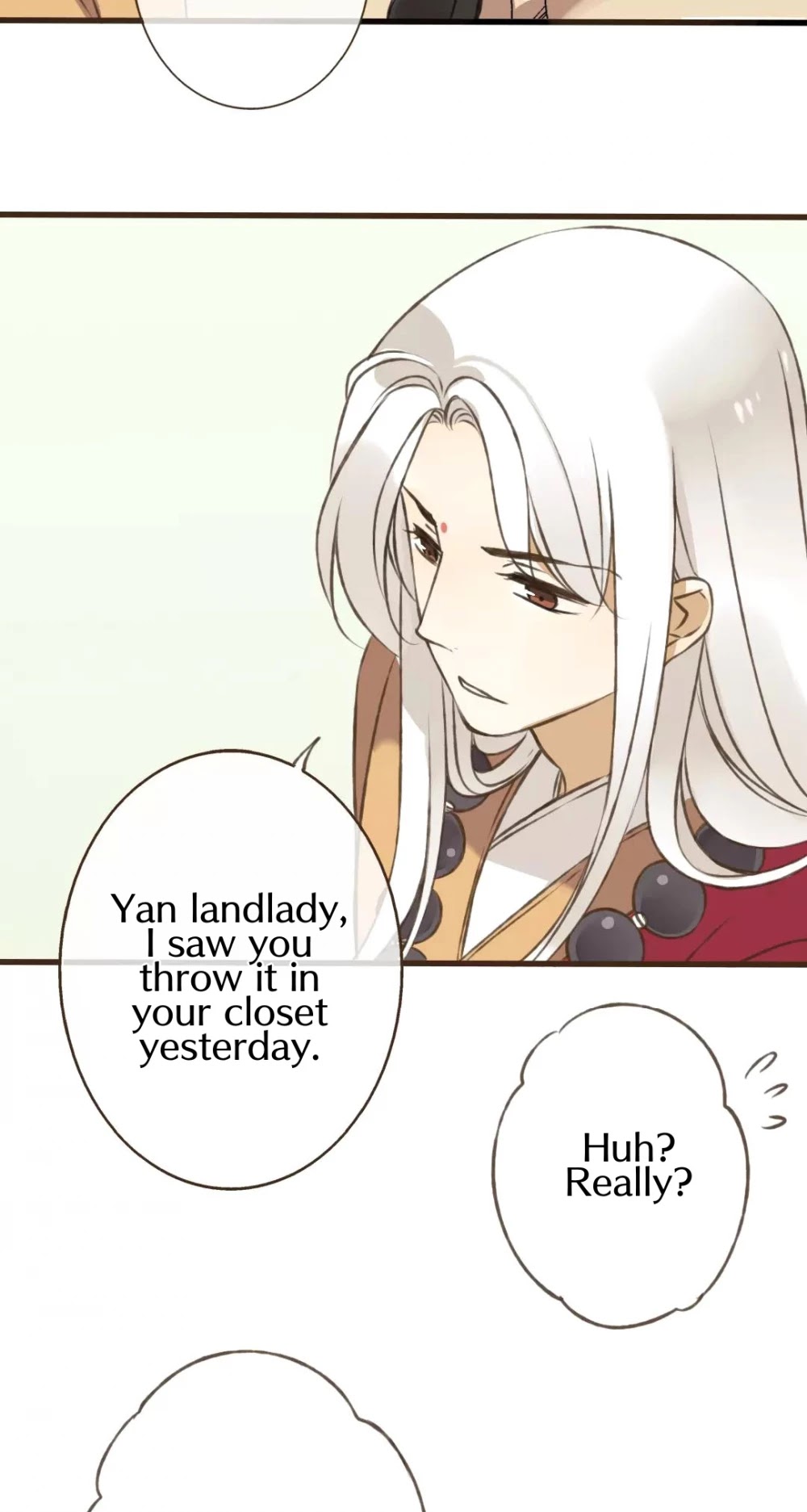 A "Dimwitted" Monk fell from Heaven Chapter 28 page 6 - Chapter 28: I Am Yan landlady's...Man
