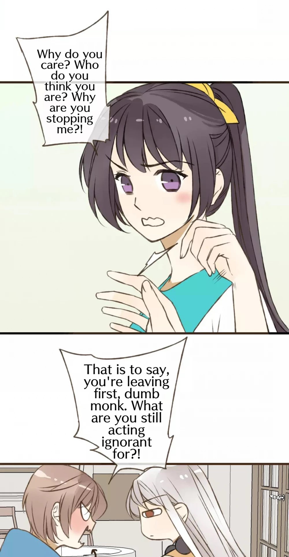 A "Dimwitted" Monk fell from Heaven Chapter 30 page 14 - Chapter 30: I'm Sorry, I Am Leaving......