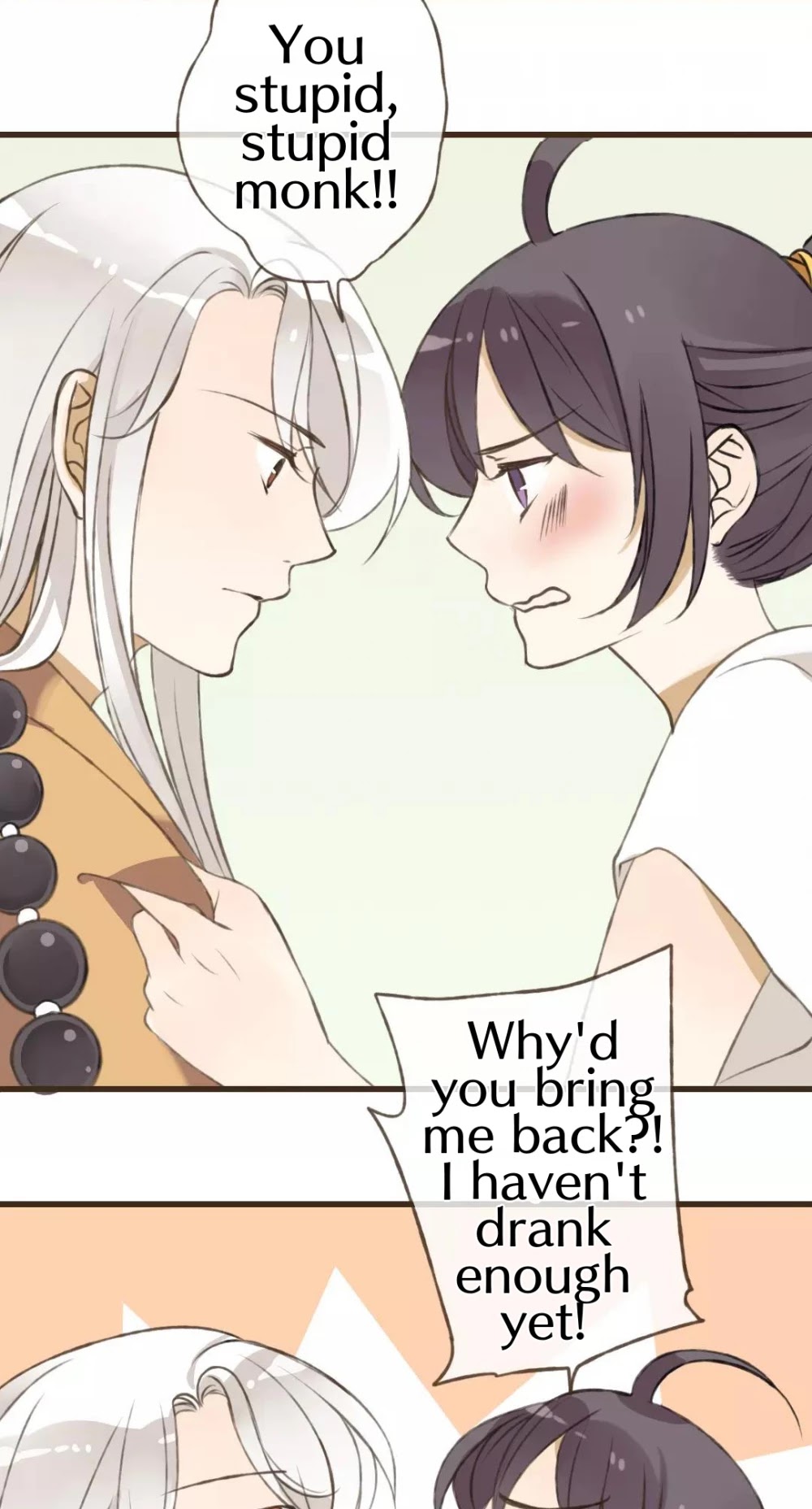 A "Dimwitted" Monk fell from Heaven Chapter 31 page 10 - Chapter 31: I'm Going To Gobble You Up!