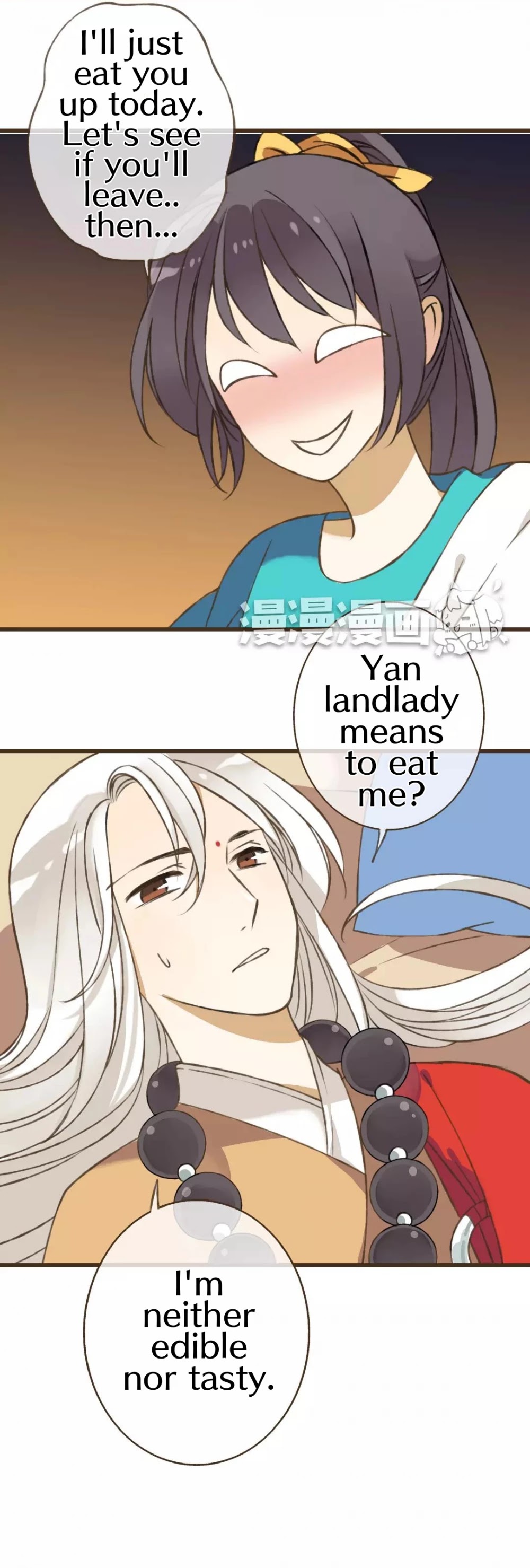 A "Dimwitted" Monk fell from Heaven Chapter 31 page 16 - Chapter 31: I'm Going To Gobble You Up!