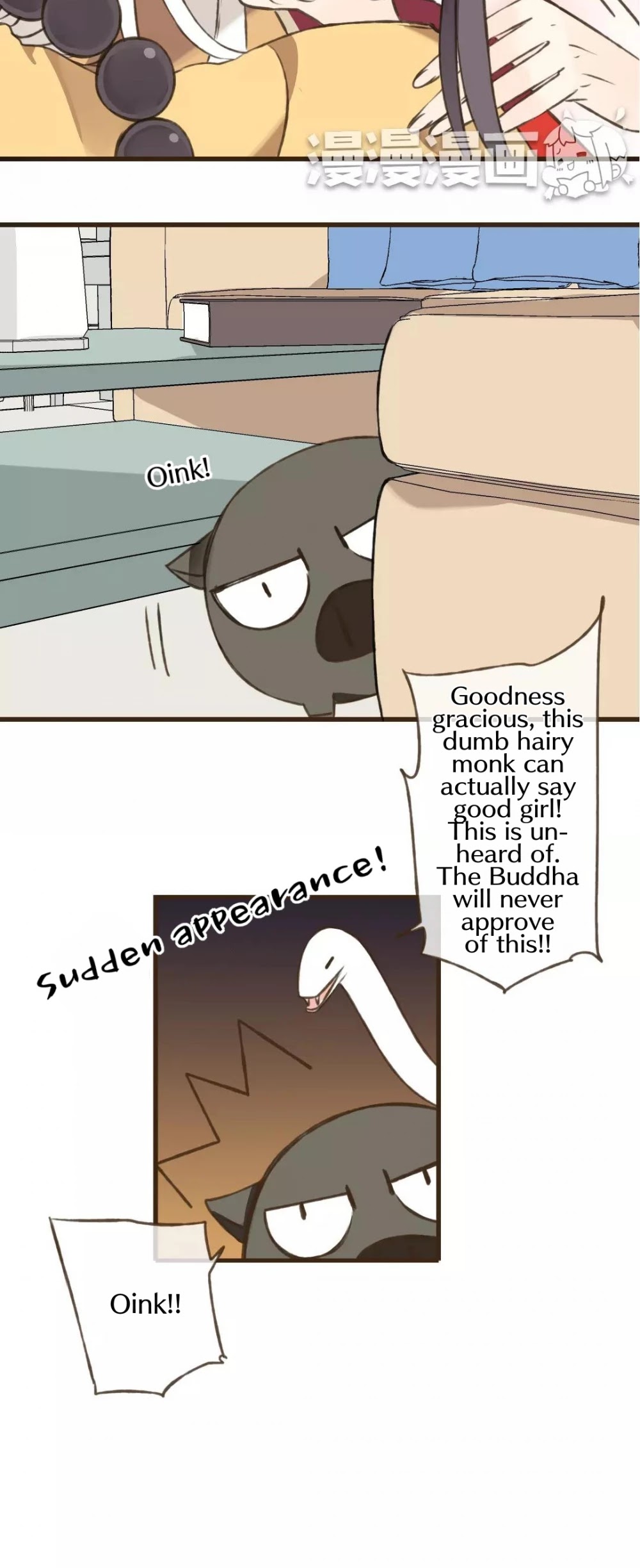 A "Dimwitted" Monk fell from Heaven Chapter 37 page 11 - Chapter 37: Good Thing You Didn't Leave...