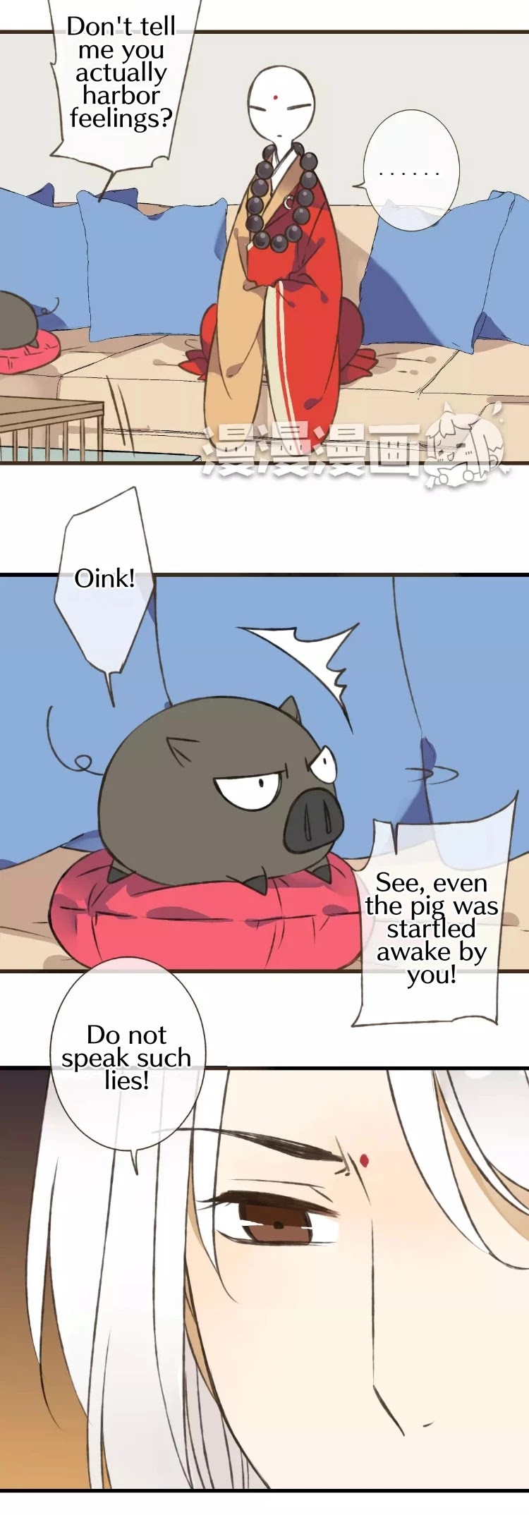 A "Dimwitted" Monk fell from Heaven Chapter 40 page 7 - Chapter 40: I think I've fallen for Monk...