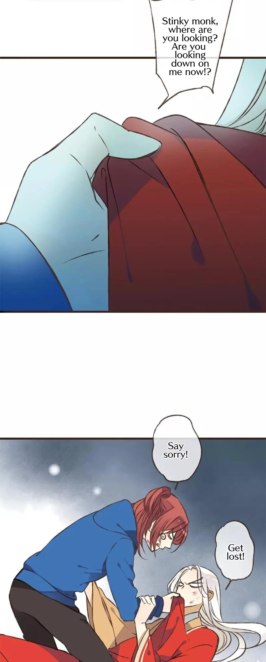 A "Dimwitted" Monk fell from Heaven Chapter 44 page 11 - Chapter 44: Monk Is Fighting!?