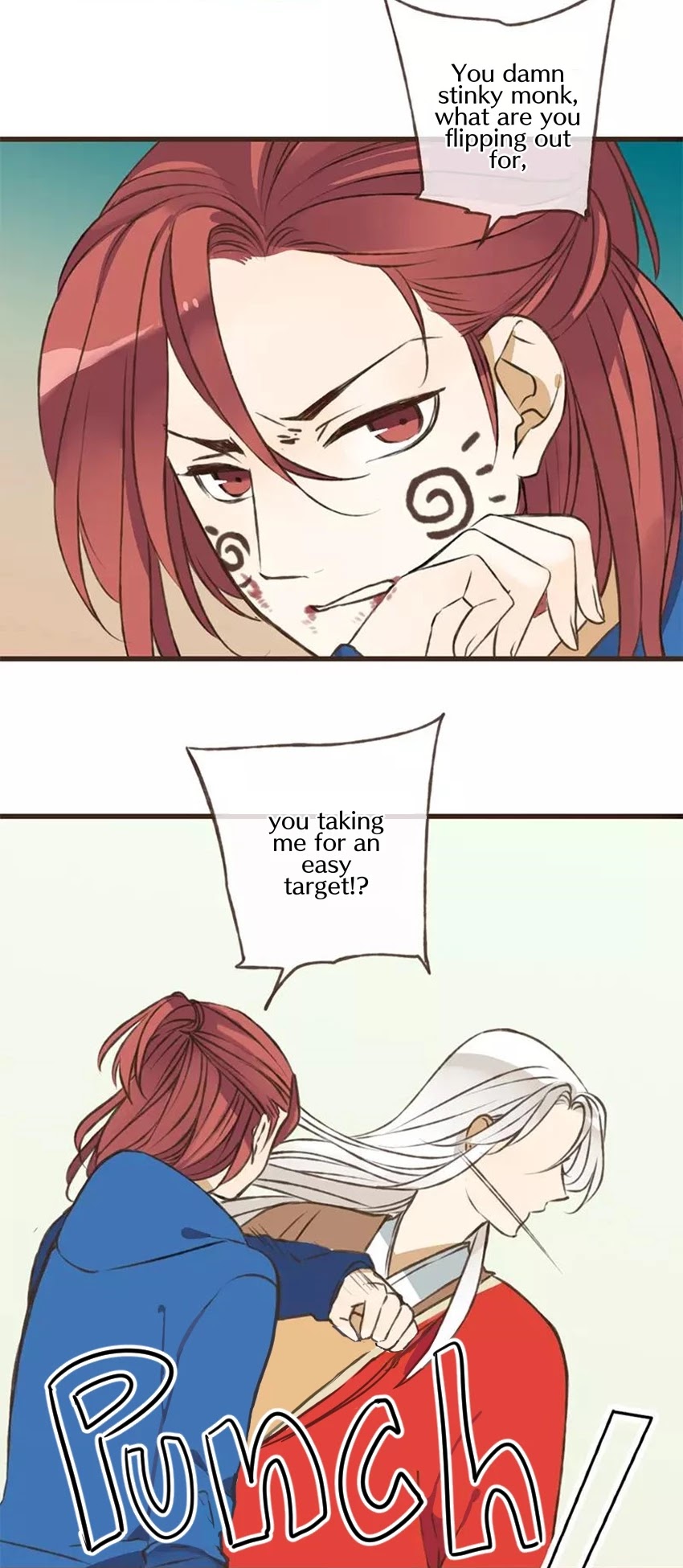 A "Dimwitted" Monk fell from Heaven Chapter 44 page 7 - Chapter 44: Monk Is Fighting!?