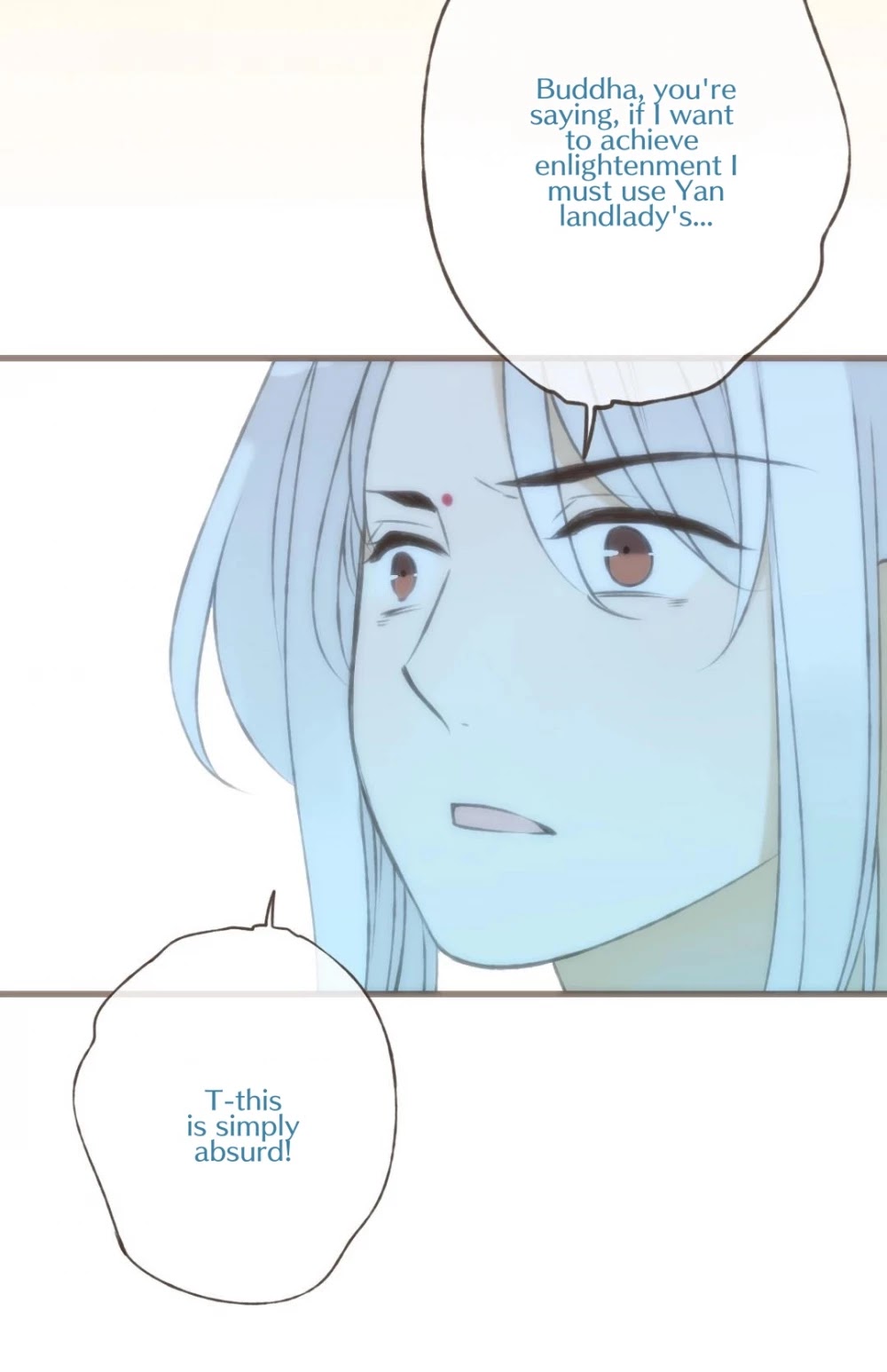 A "Dimwitted" Monk fell from Heaven Chapter 58 page 12 - Chapter 58: As Long As I Have You, It's Enough