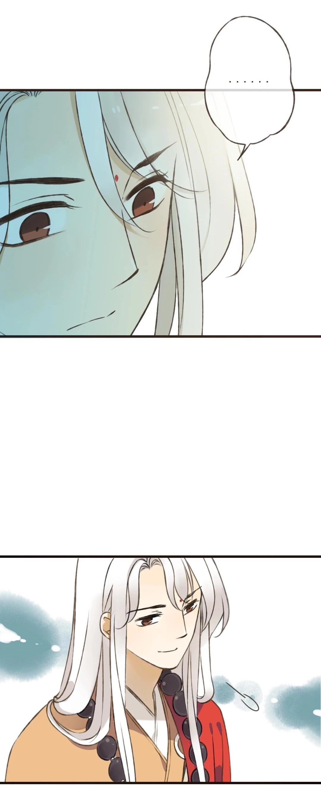 A "Dimwitted" Monk fell from Heaven Chapter 58 page 2 - Chapter 58: As Long As I Have You, It's Enough