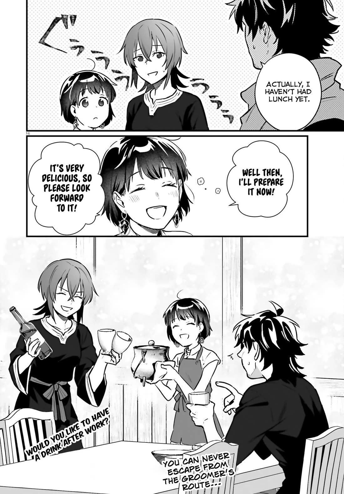 A Drunk Thief Bought a Slave Girl Chapter 18 page 16 - Chapter 18: New Haircut