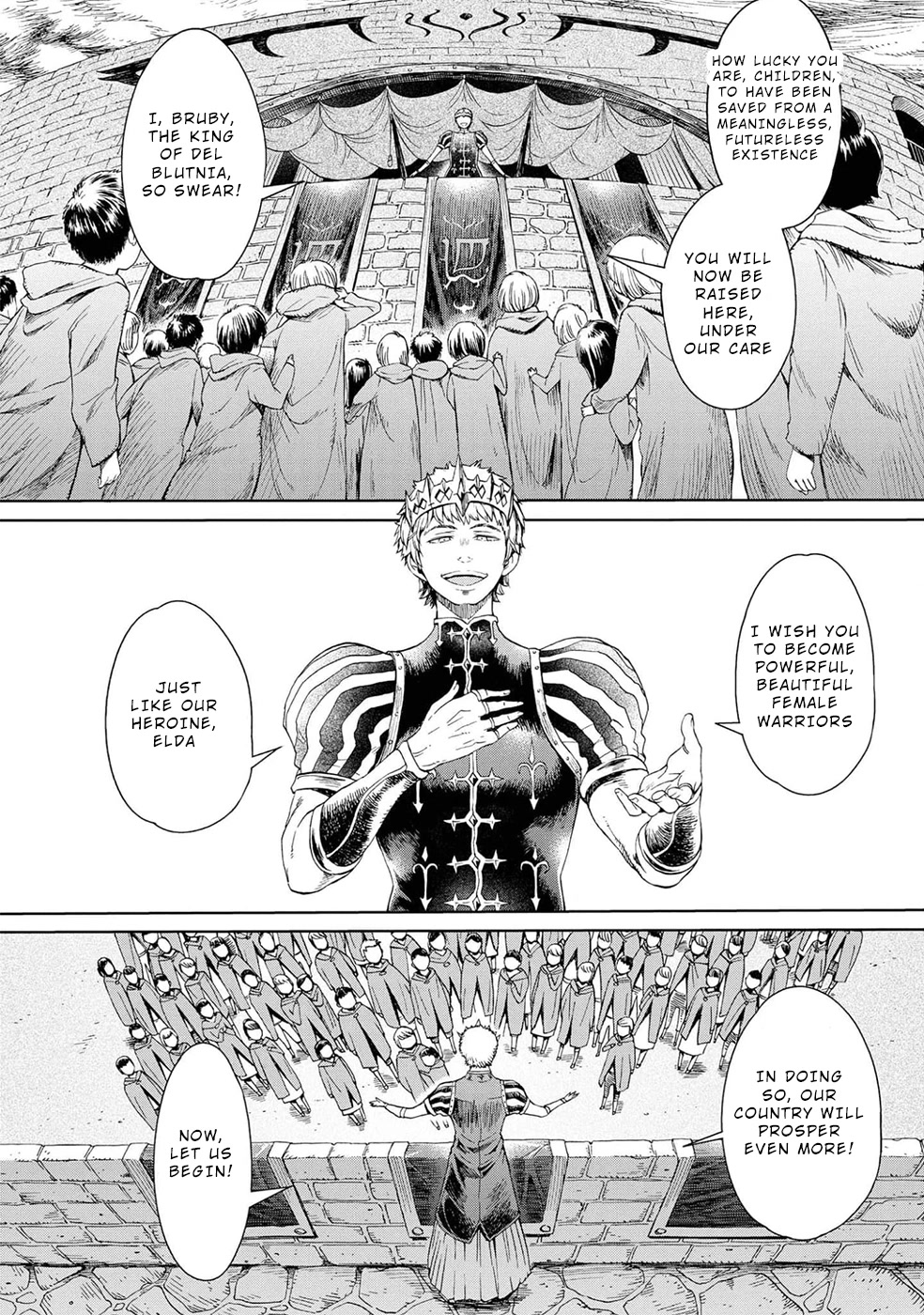 A Female warrior Who Fell to the Goblin Kingdom Chapter 1 page 6 - Chapter 1: Lucky Noel (1)
