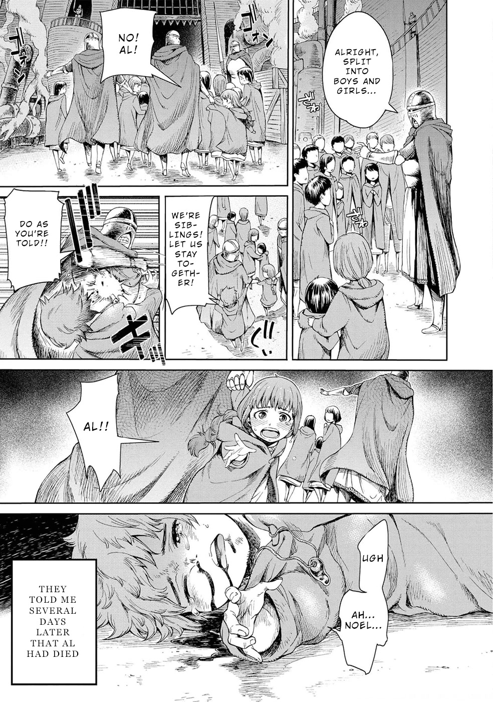 A Female warrior Who Fell to the Goblin Kingdom Chapter 1 page 7 - Chapter 1: Lucky Noel (1)