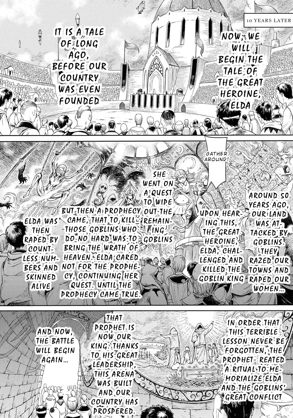 A Female warrior Who Fell to the Goblin Kingdom Chapter 1 page 8 - Chapter 1: Lucky Noel (1)