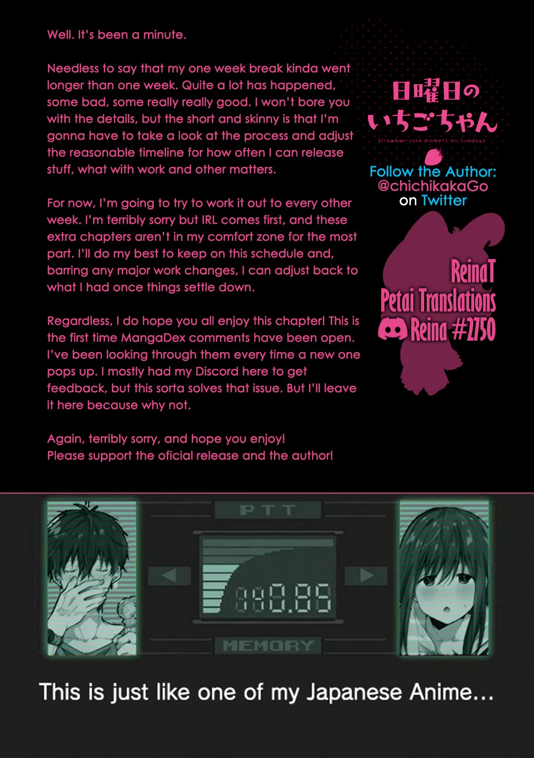 A First-Year High School Boy Whose Hobby Is Cross-Dressing Chapter 10.5 page 7 - Chapter 10.5: Extra Chapter ● The Hardcore Fan