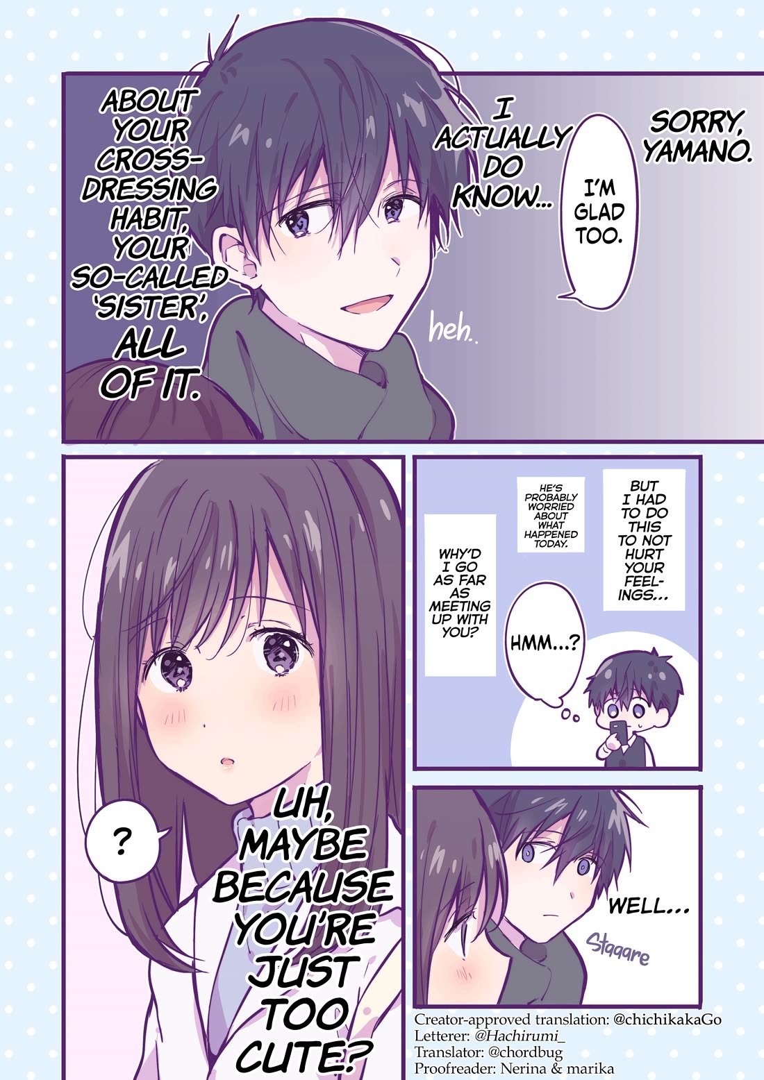 A First-Year High School Boy Whose Hobby Is Cross-Dressing Chapter 2 page 4 - Chapter 2