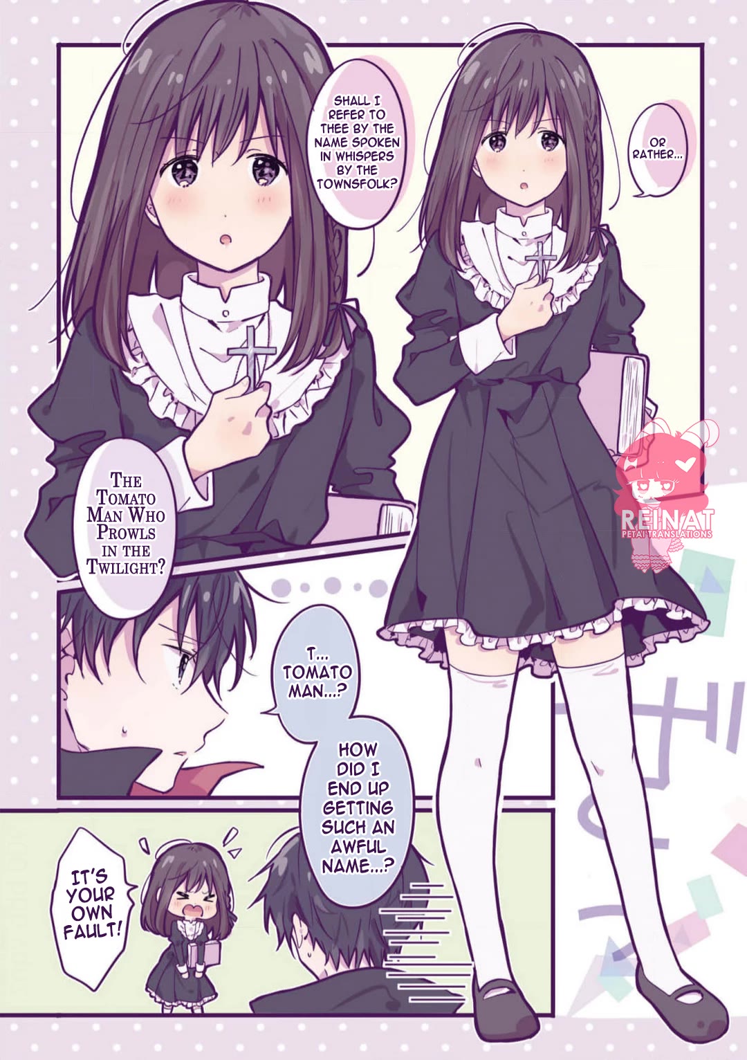 A First-Year High School Boy Whose Hobby Is Cross-Dressing Chapter 8.5 page 2 - Chapter 8.5: Extra Chapter ● The Vampire