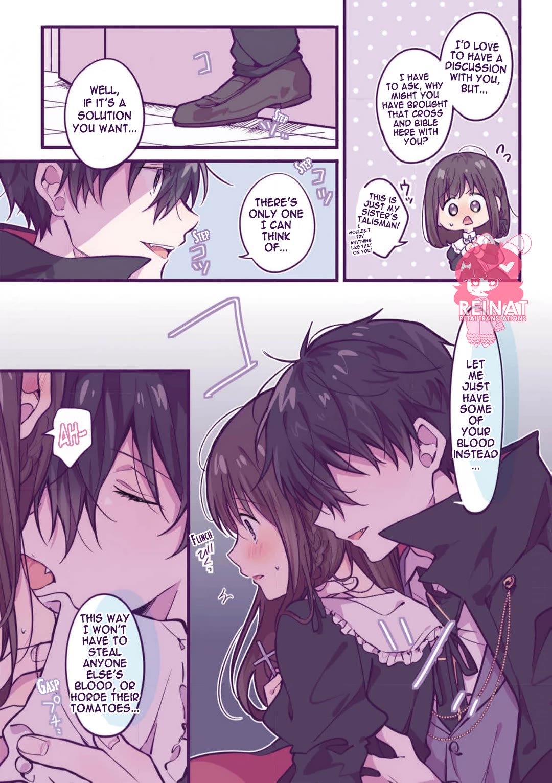 A First-Year High School Boy Whose Hobby Is Cross-Dressing Chapter 8.5 page 4 - Chapter 8.5: Extra Chapter ● The Vampire