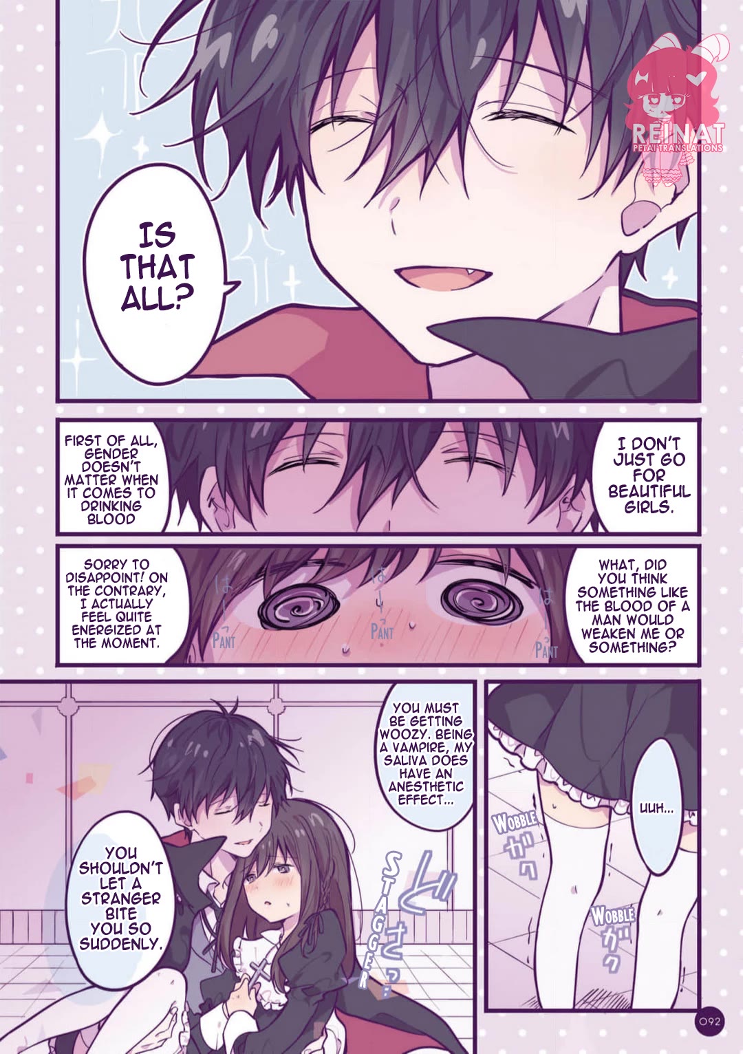 A First-Year High School Boy Whose Hobby Is Cross-Dressing Chapter 8.5 page 6 - Chapter 8.5: Extra Chapter ● The Vampire