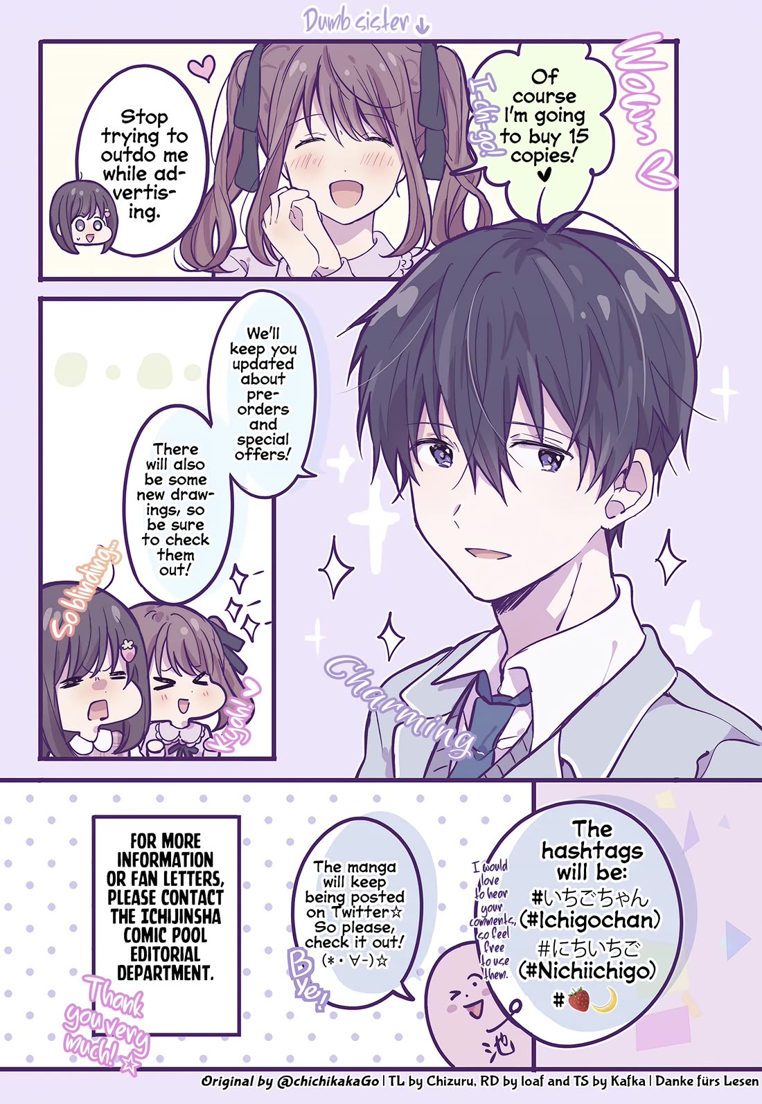 A First-Year High School Boy Whose Hobby Is Cross-Dressing Chapter 9.5 page 2 - Chapter 9.5: Serialization Announcement