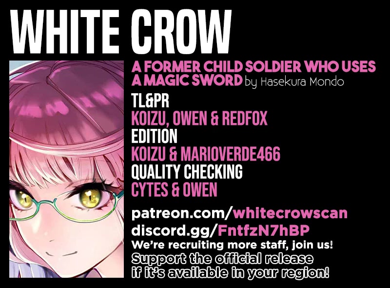 A Former Child Soldier Who Uses a Magic Sword Wants to Live With an Older Sister, the Former Enemy Leader Chapter 1 page 1 - Chapter 1