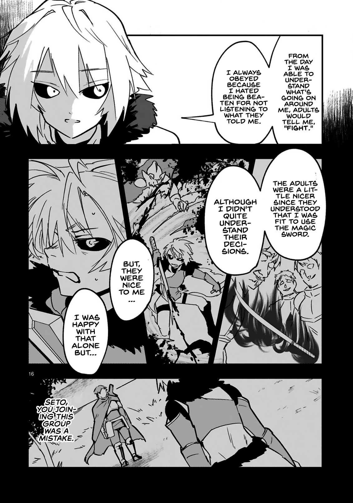 A Former Child Soldier Who Uses a Magic Sword Wants to Live With an Older Sister, the Former Enemy Leader Chapter 1 page 18 - Chapter 1