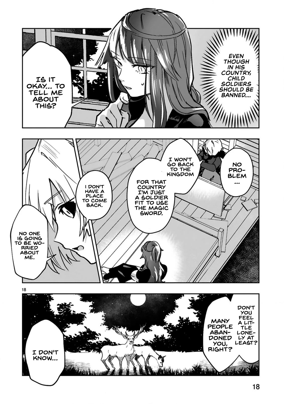 A Former Child Soldier Who Uses a Magic Sword Wants to Live With an Older Sister, the Former Enemy Leader Chapter 1 page 20 - Chapter 1
