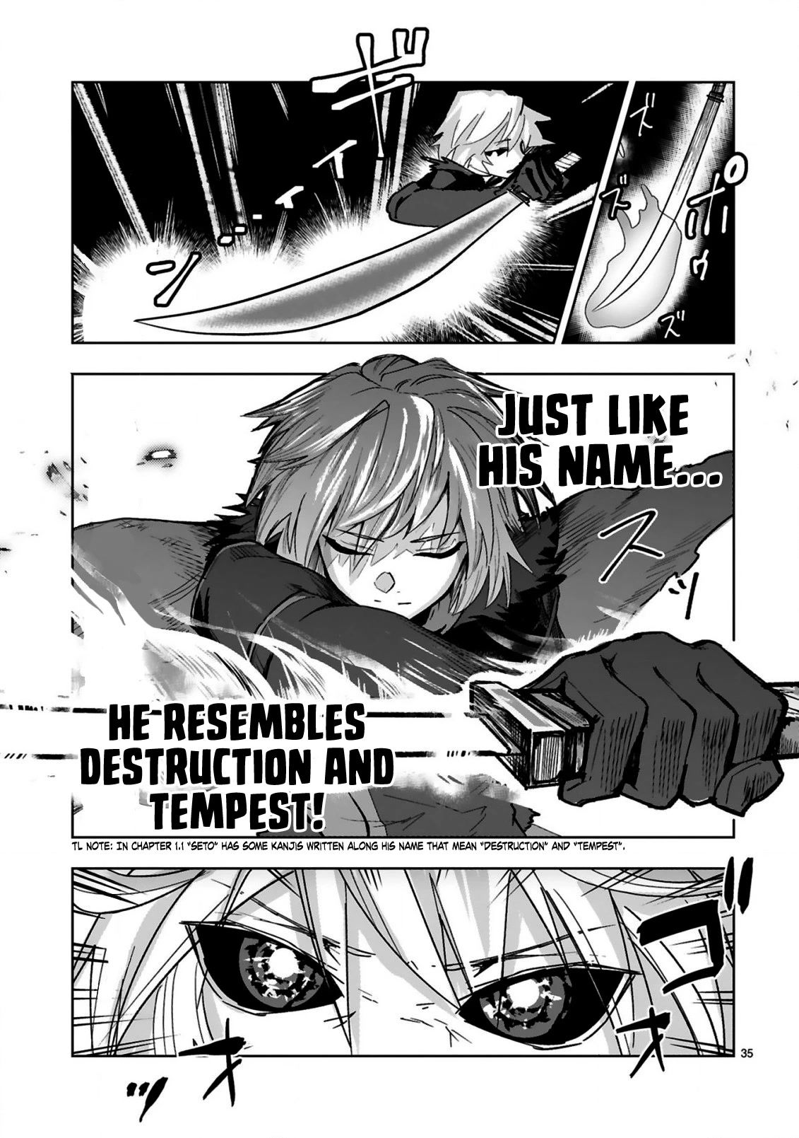 A Former Child Soldier Who Uses a Magic Sword Wants to Live With an Older Sister, the Former Enemy Leader Chapter 1 page 37 - Chapter 1