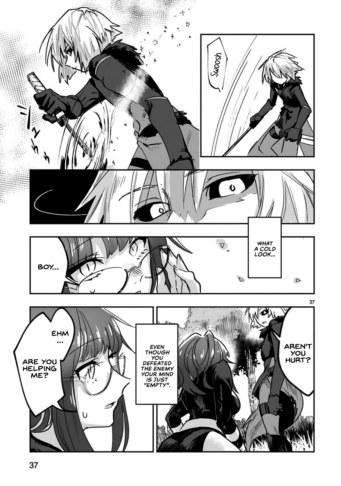 A Former Child Soldier Who Uses a Magic Sword Wants to Live With an Older Sister, the Former Enemy Leader Chapter 1 page 39 - Chapter 1