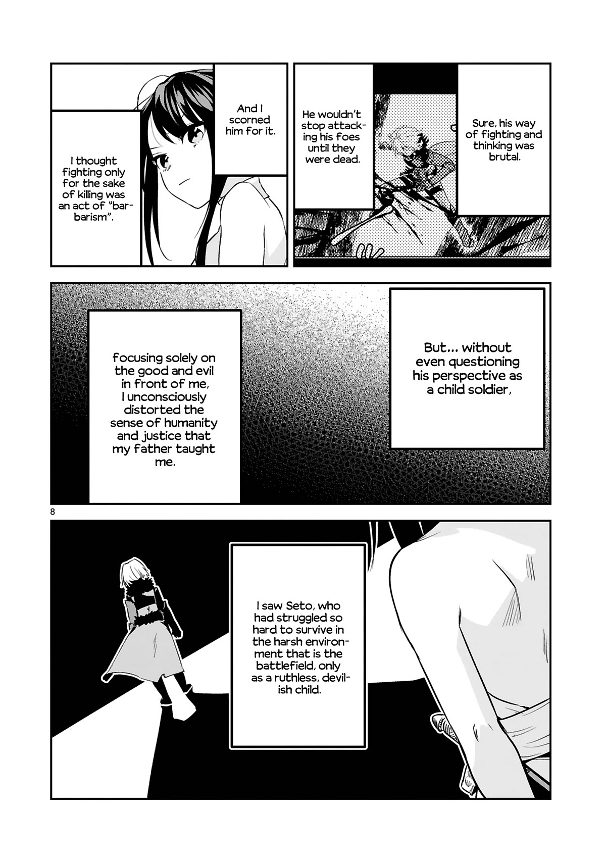 A Former Child Soldier Who Uses a Magic Sword Wants to Live With an Older Sister, the Former Enemy Leader Chapter 24 page 8 - Chapter 24