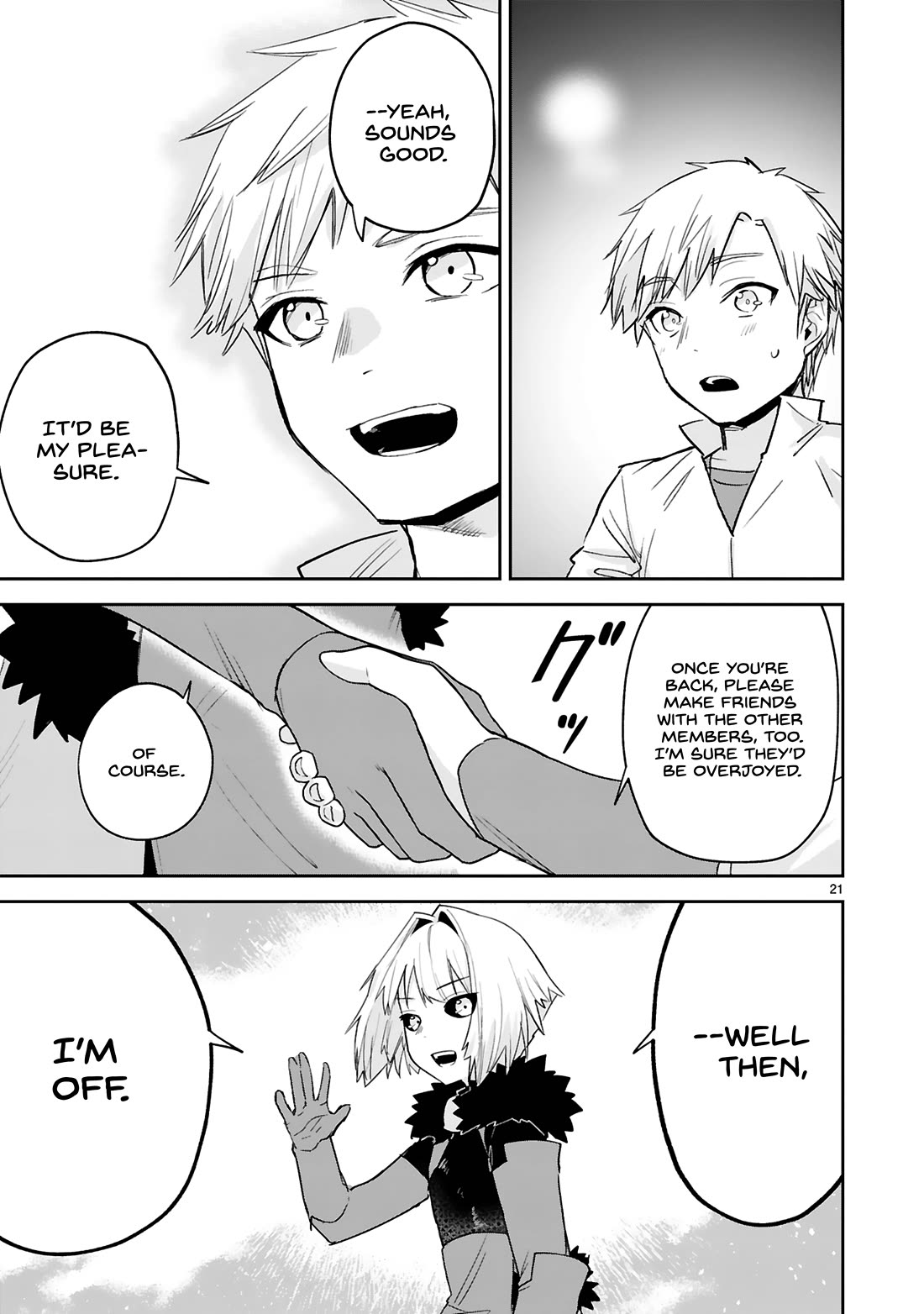 A Former Child Soldier Who Uses a Magic Sword Wants to Live With an Older Sister, the Former Enemy Leader Chapter 32 page 21 - Chapter 32