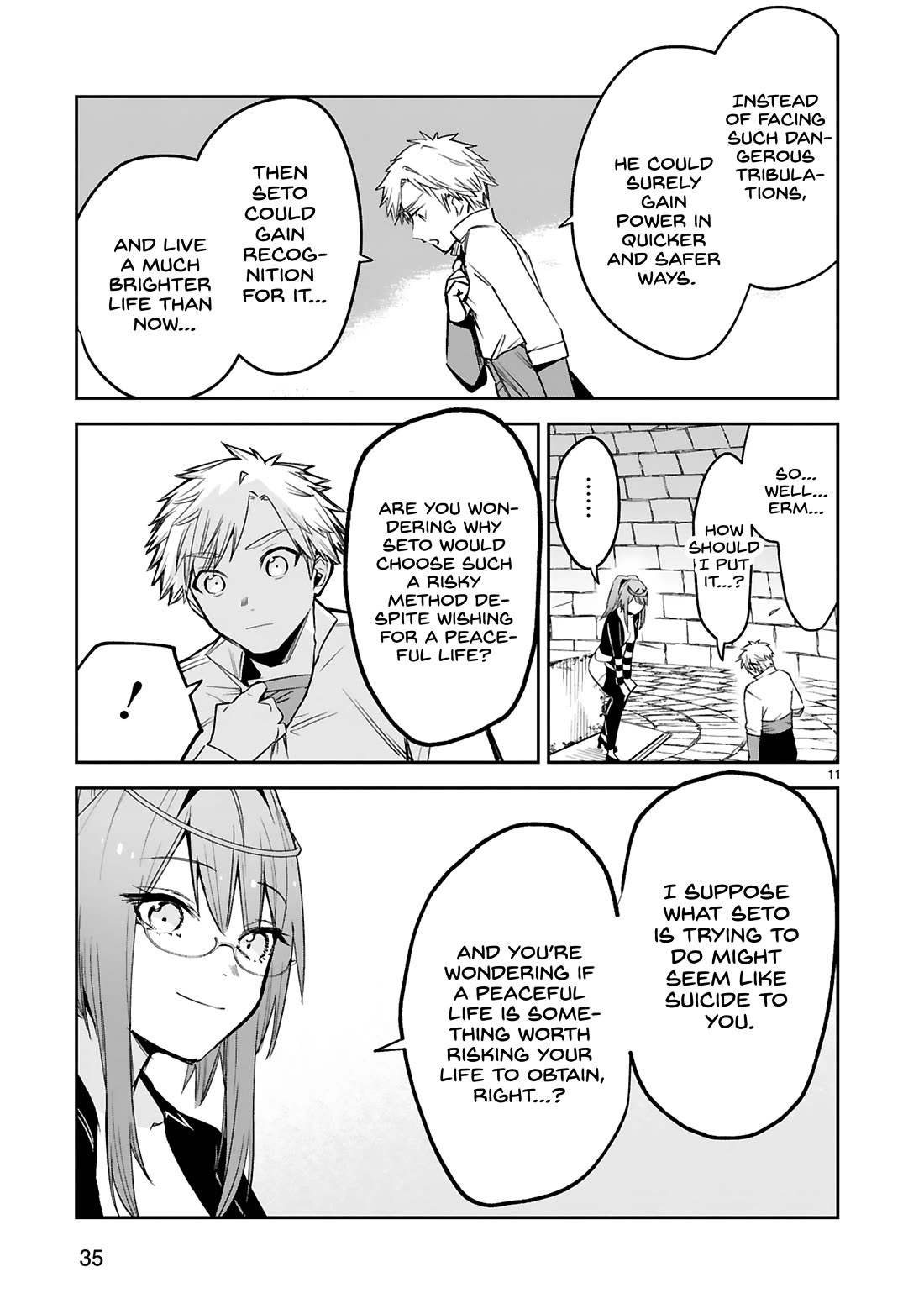 A Former Child Soldier Who Uses a Magic Sword Wants to Live With an Older Sister, the Former Enemy Leader Chapter 35 page 12 - Chapter 35