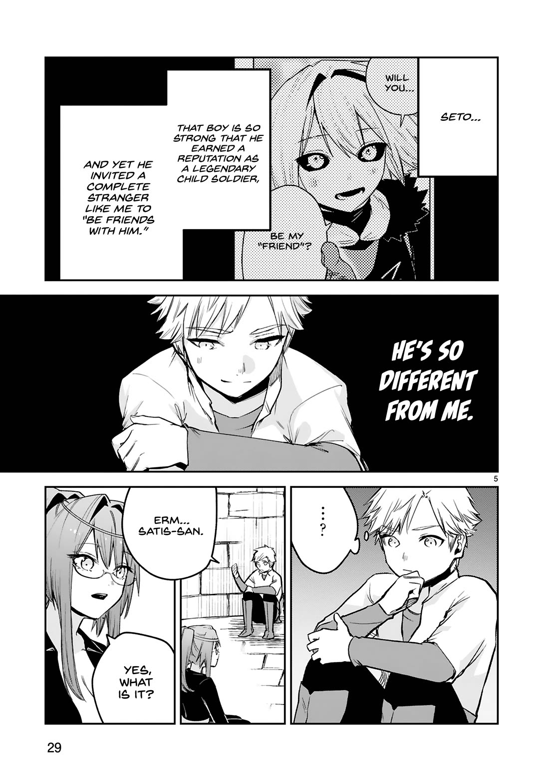 A Former Child Soldier Who Uses a Magic Sword Wants to Live With an Older Sister, the Former Enemy Leader Chapter 35 page 6 - Chapter 35