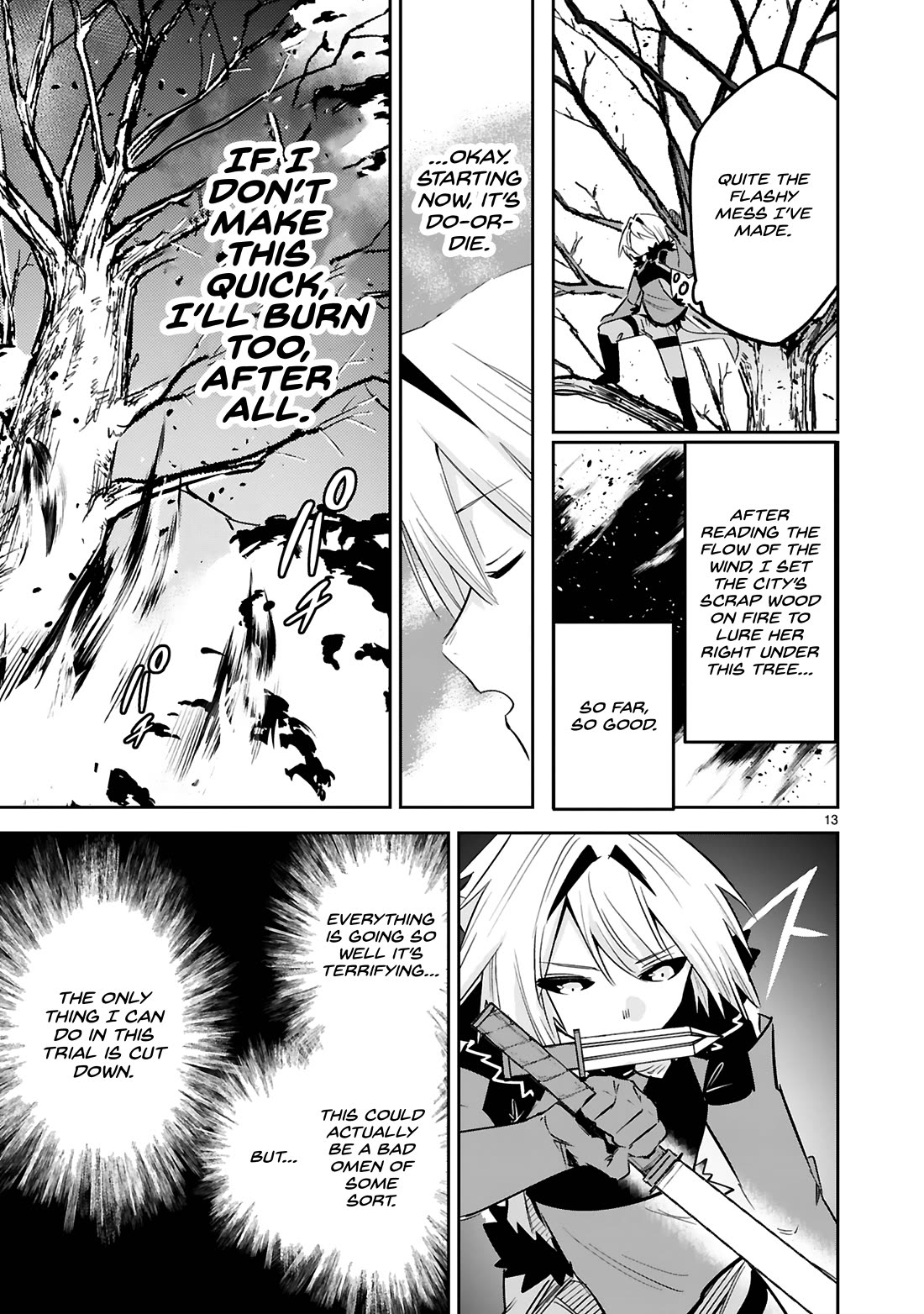 A Former Child Soldier Who Uses a Magic Sword Wants to Live With an Older Sister, the Former Enemy Leader Chapter 36 page 14 - Chapter 36