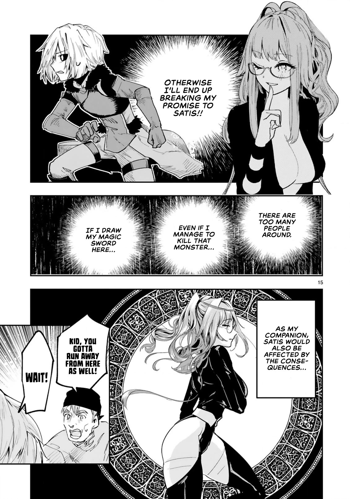 A Former Child Soldier Who Uses a Magic Sword Wants to Live With an Older Sister, the Former Enemy Leader Chapter 5 page 15 - Chapter 5