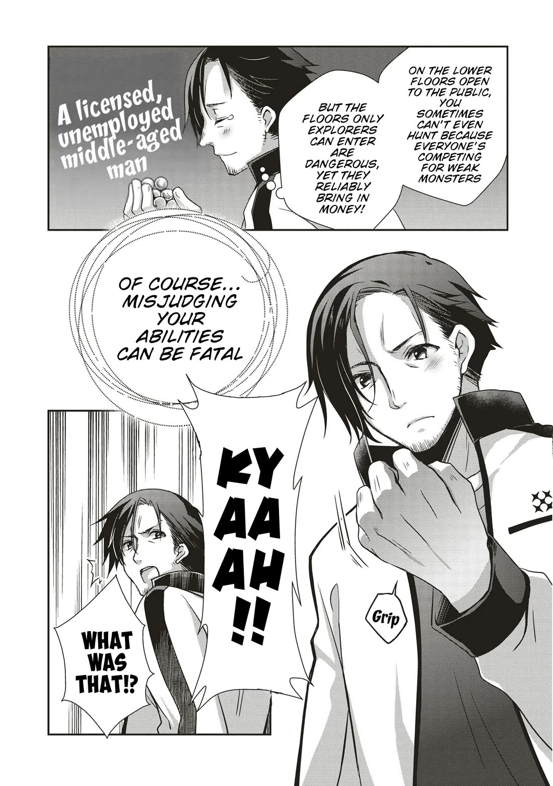 A Formerly Strongest Explorer Middle-Aged Man. He Helped a Cute Girl Streamer and Accidentally Went Viral. Chapter 1 page 18 - Chapter 1: A Middle-Aged Man Saves a Cute Girl