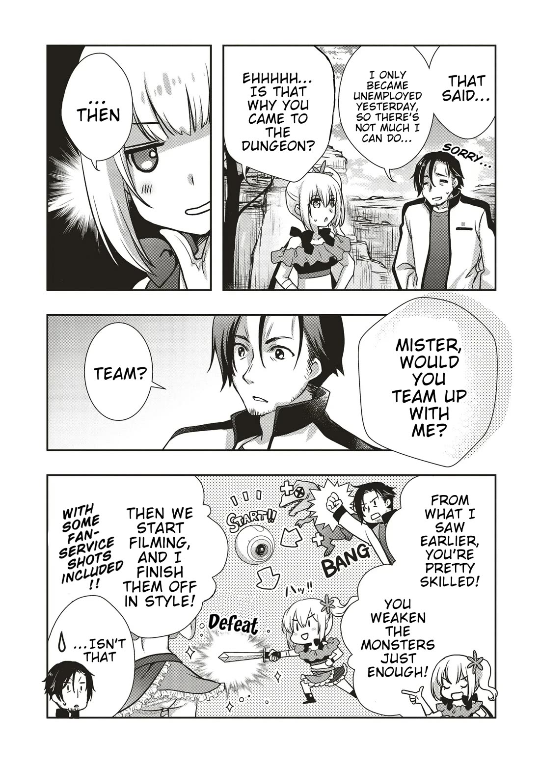 A Formerly Strongest Explorer Middle-Aged Man. He Helped a Cute Girl Streamer and Accidentally Went Viral. Chapter 1 page 32 - Chapter 1: A Middle-Aged Man Saves a Cute Girl