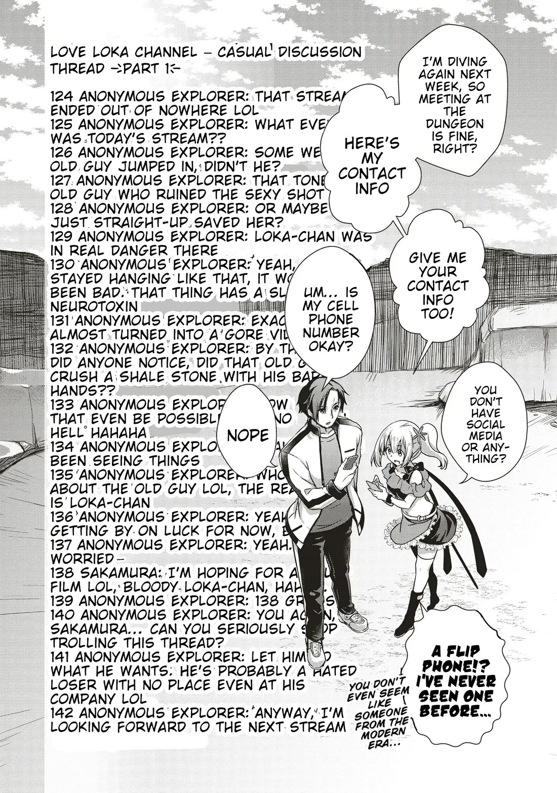 A Formerly Strongest Explorer Middle-Aged Man. He Helped a Cute Girl Streamer and Accidentally Went Viral. Chapter 1 page 37 - Chapter 1: A Middle-Aged Man Saves a Cute Girl