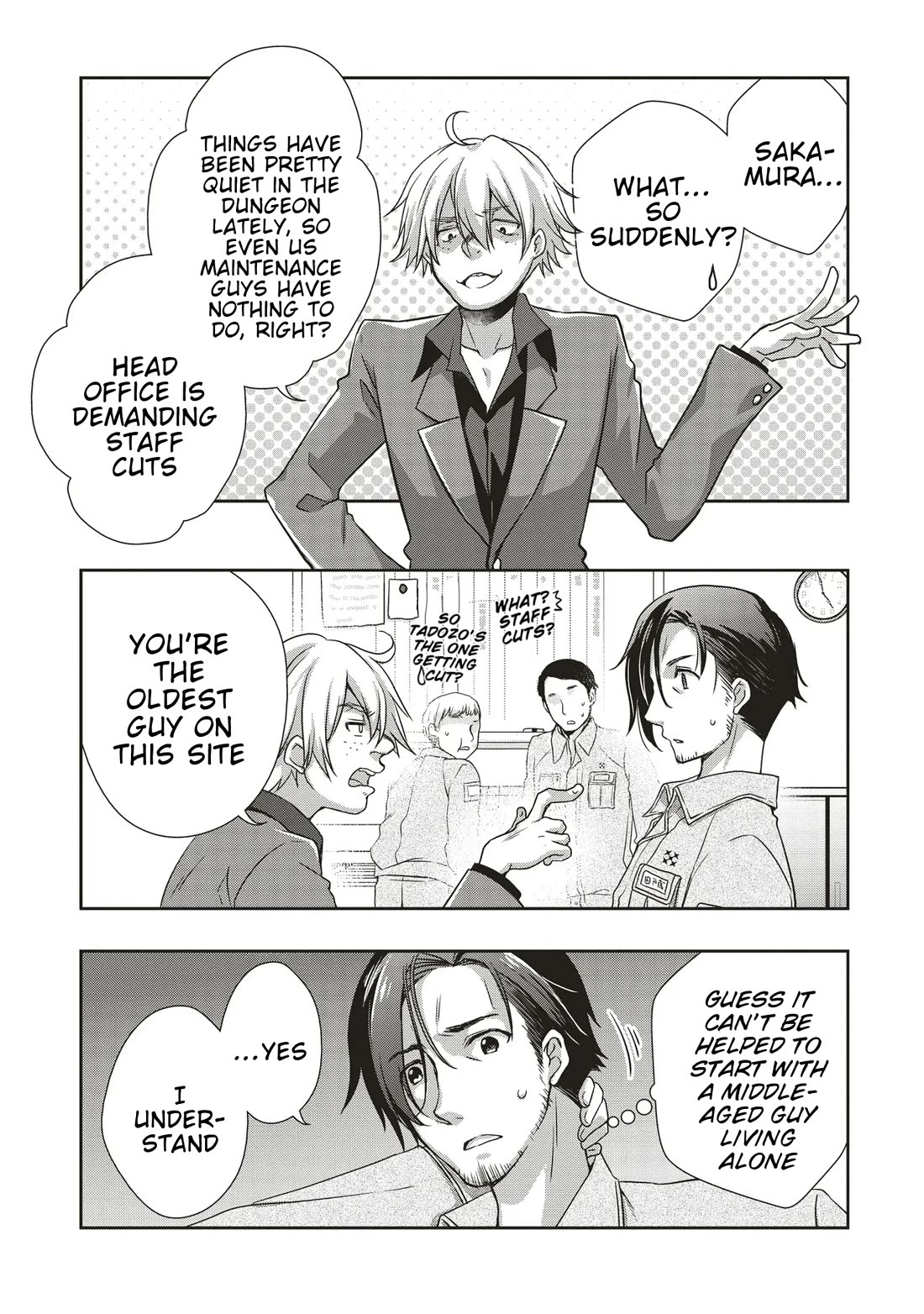 A Formerly Strongest Explorer Middle-Aged Man. He Helped a Cute Girl Streamer and Accidentally Went Viral. Chapter 1 page 4 - Chapter 1: A Middle-Aged Man Saves a Cute Girl