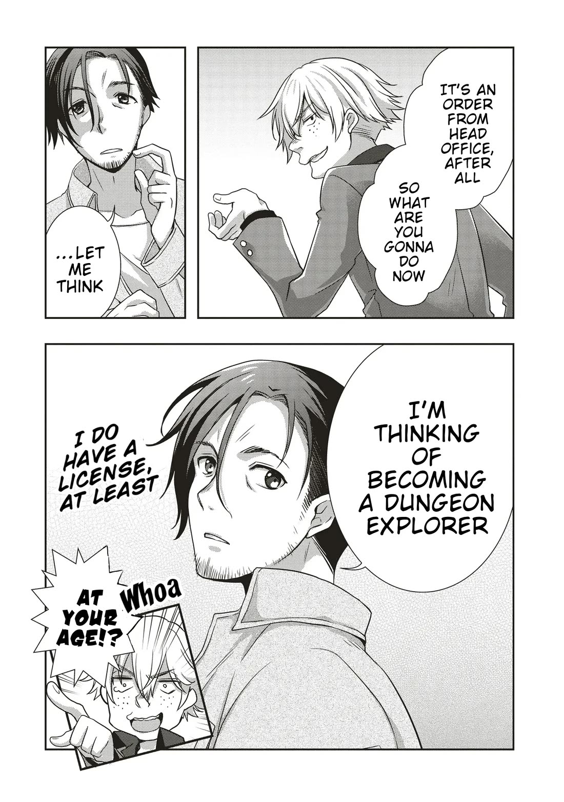 A Formerly Strongest Explorer Middle-Aged Man. He Helped a Cute Girl Streamer and Accidentally Went Viral. Chapter 1 page 5 - Chapter 1: A Middle-Aged Man Saves a Cute Girl