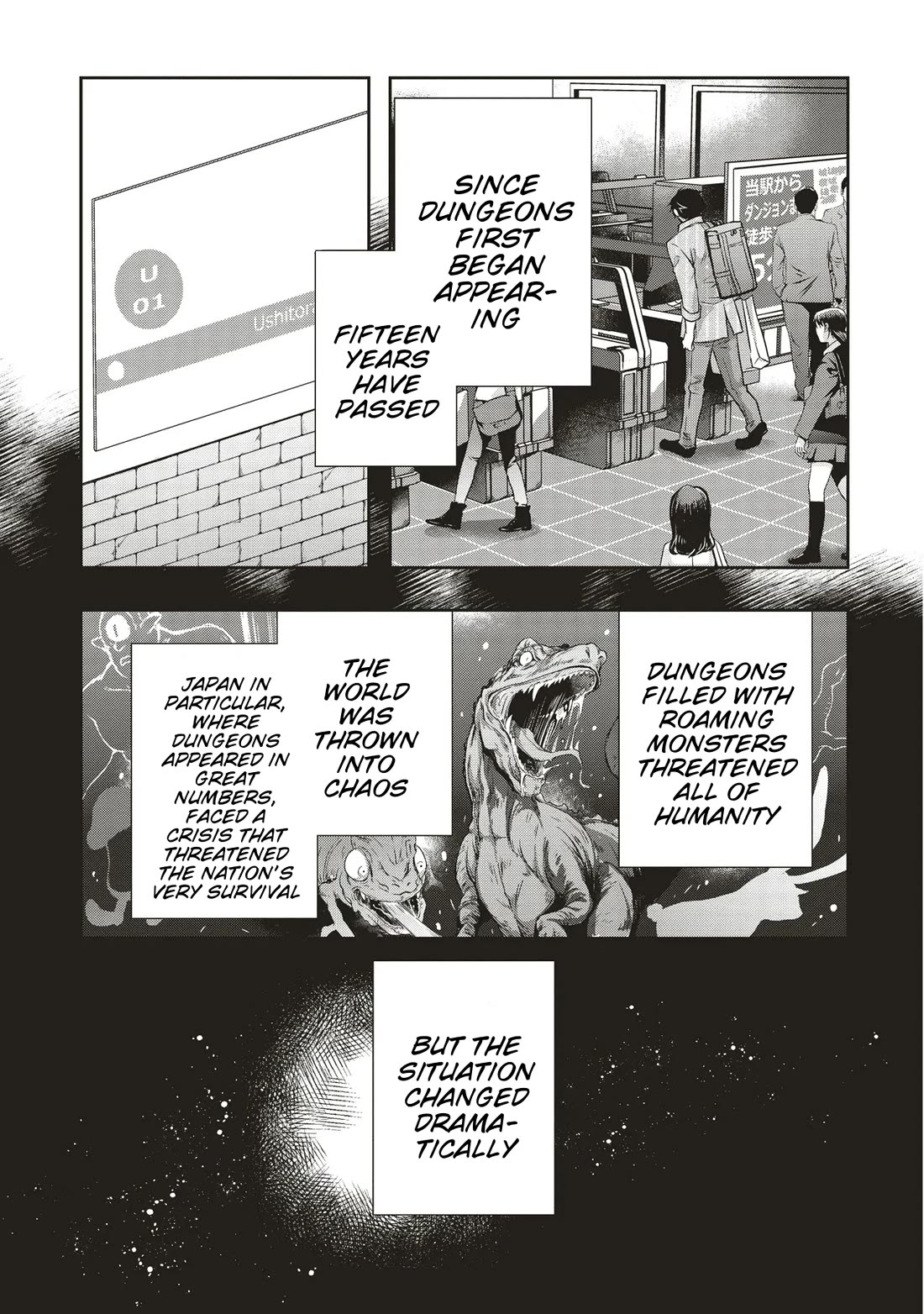 A Formerly Strongest Explorer Middle-Aged Man. He Helped a Cute Girl Streamer and Accidentally Went Viral. Chapter 1 page 8 - Chapter 1: A Middle-Aged Man Saves a Cute Girl