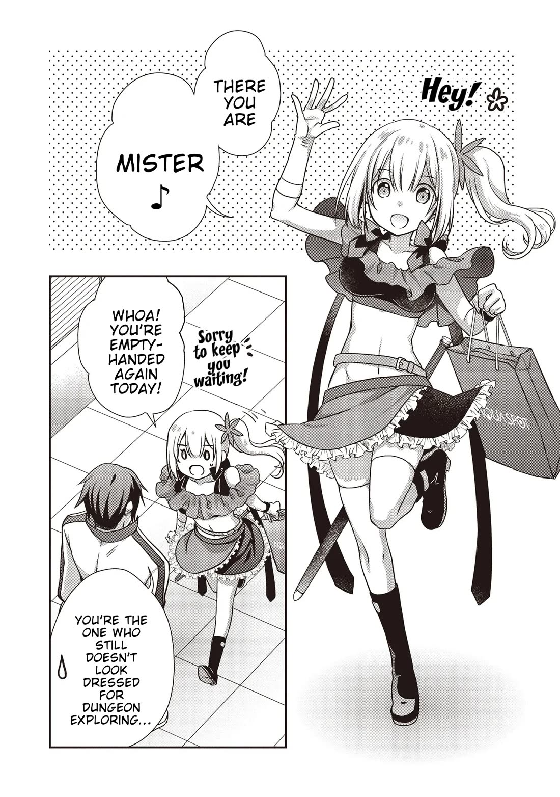 A Formerly Strongest Explorer Middle-Aged Man. He Helped a Cute Girl Streamer and Accidentally Went Viral. Chapter 2 page 3 - Chapter 2: The middle-aged man gets begged by a cute girl