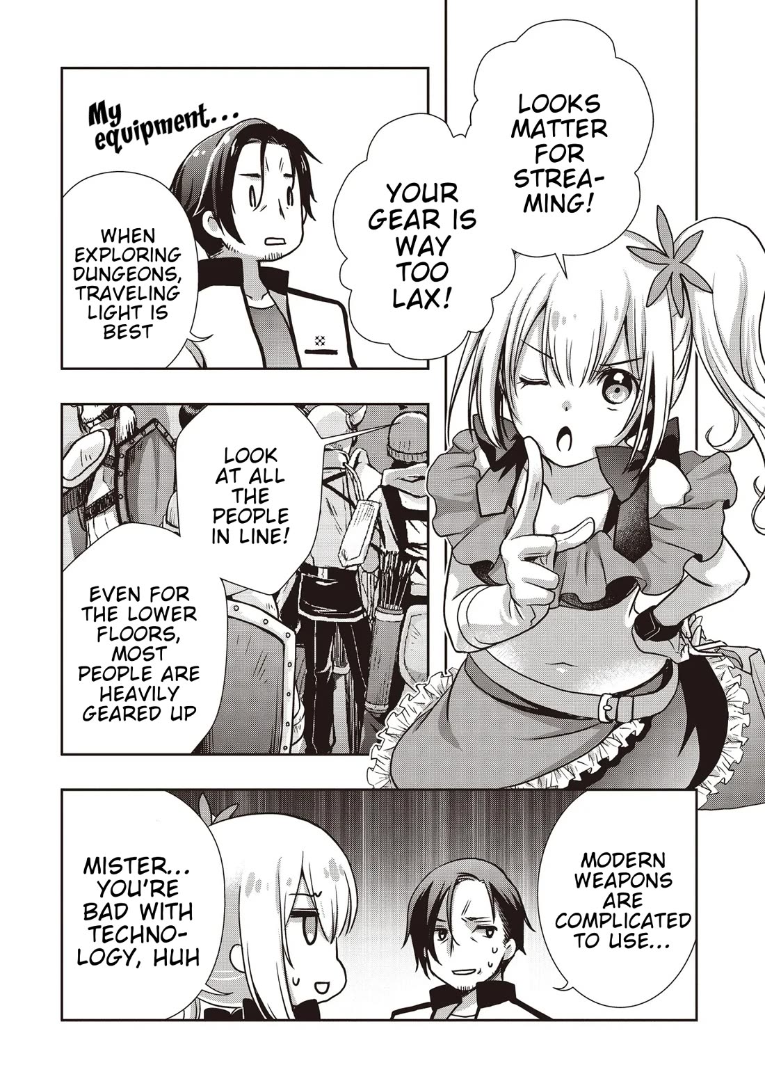 A Formerly Strongest Explorer Middle-Aged Man. He Helped a Cute Girl Streamer and Accidentally Went Viral. Chapter 2 page 4 - Chapter 2: The middle-aged man gets begged by a cute girl