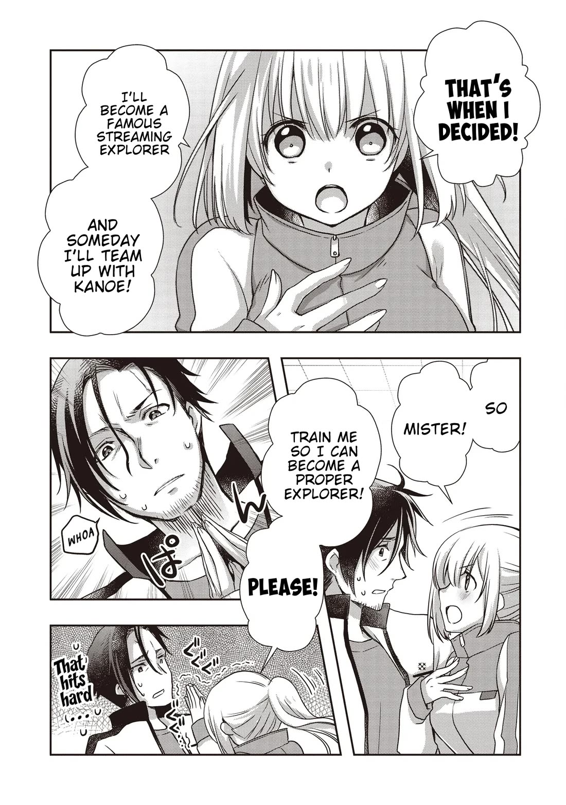 A Formerly Strongest Explorer Middle-Aged Man. He Helped a Cute Girl Streamer and Accidentally Went Viral. Chapter 3 page 11 - Chapter 3: The Cute Girl Gets Set Up by the middle-aged man