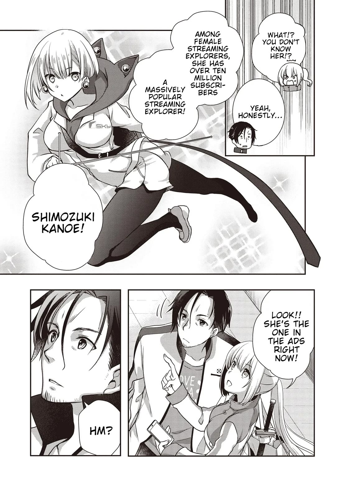 A Formerly Strongest Explorer Middle-Aged Man. He Helped a Cute Girl Streamer and Accidentally Went Viral. Chapter 3 page 5 - Chapter 3: The Cute Girl Gets Set Up by the middle-aged man