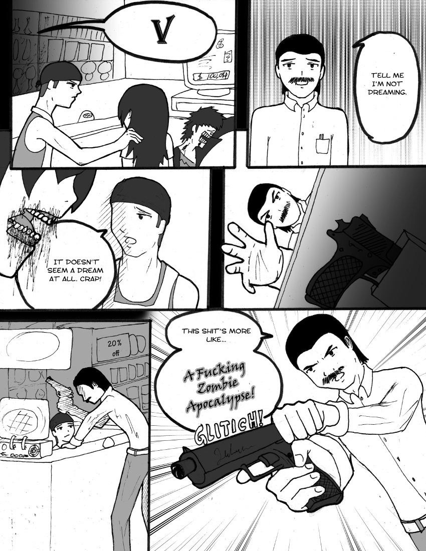 A Fucking Zombie Apocalipse Chapter 1.2 page 13 - Chapter 1 v2 : 01