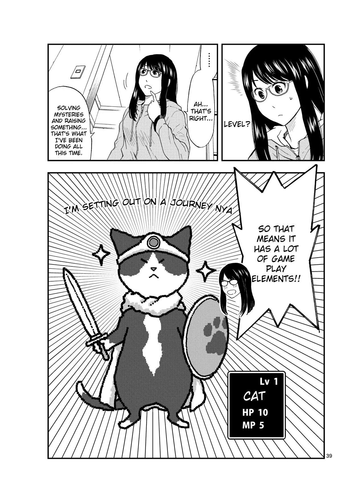 A Gamer Living with a Cat Chapter 1 page 38 - Chapter 1