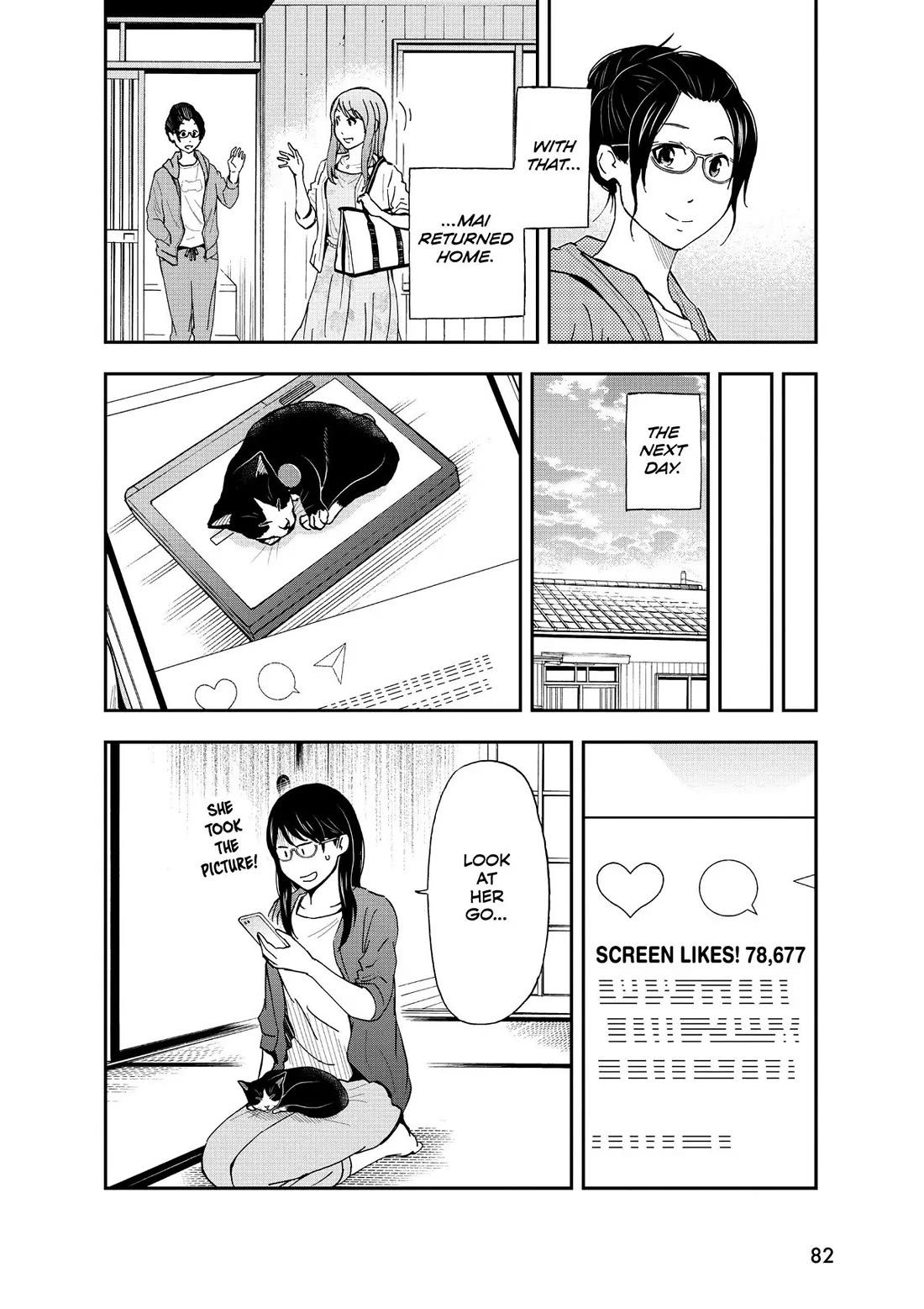 A Gamer Living with a Cat Chapter 13 page 14 - Chapter 13: Annoying! But...