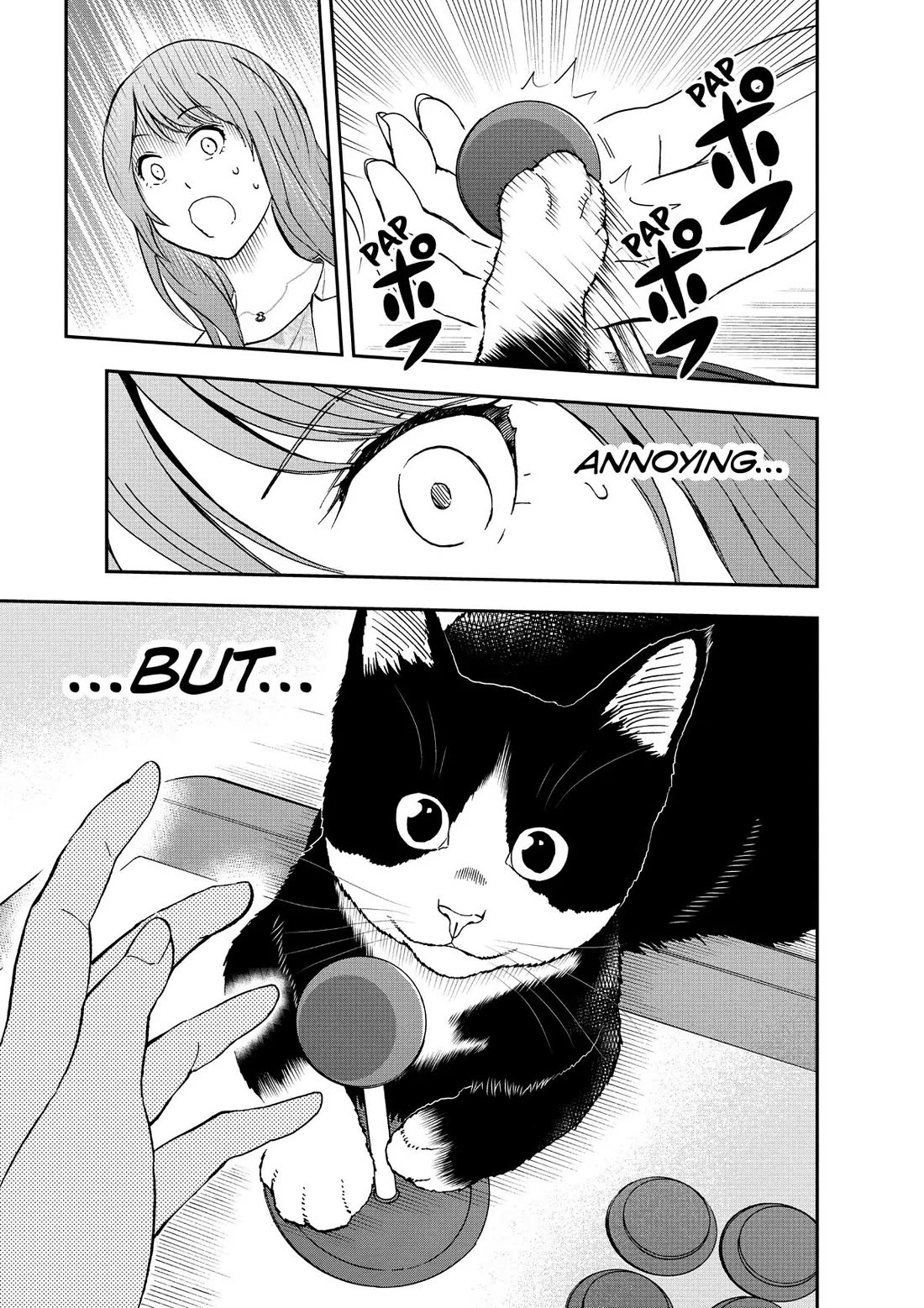 A Gamer Living with a Cat Chapter 13 page 7 - Chapter 13: Annoying! But...