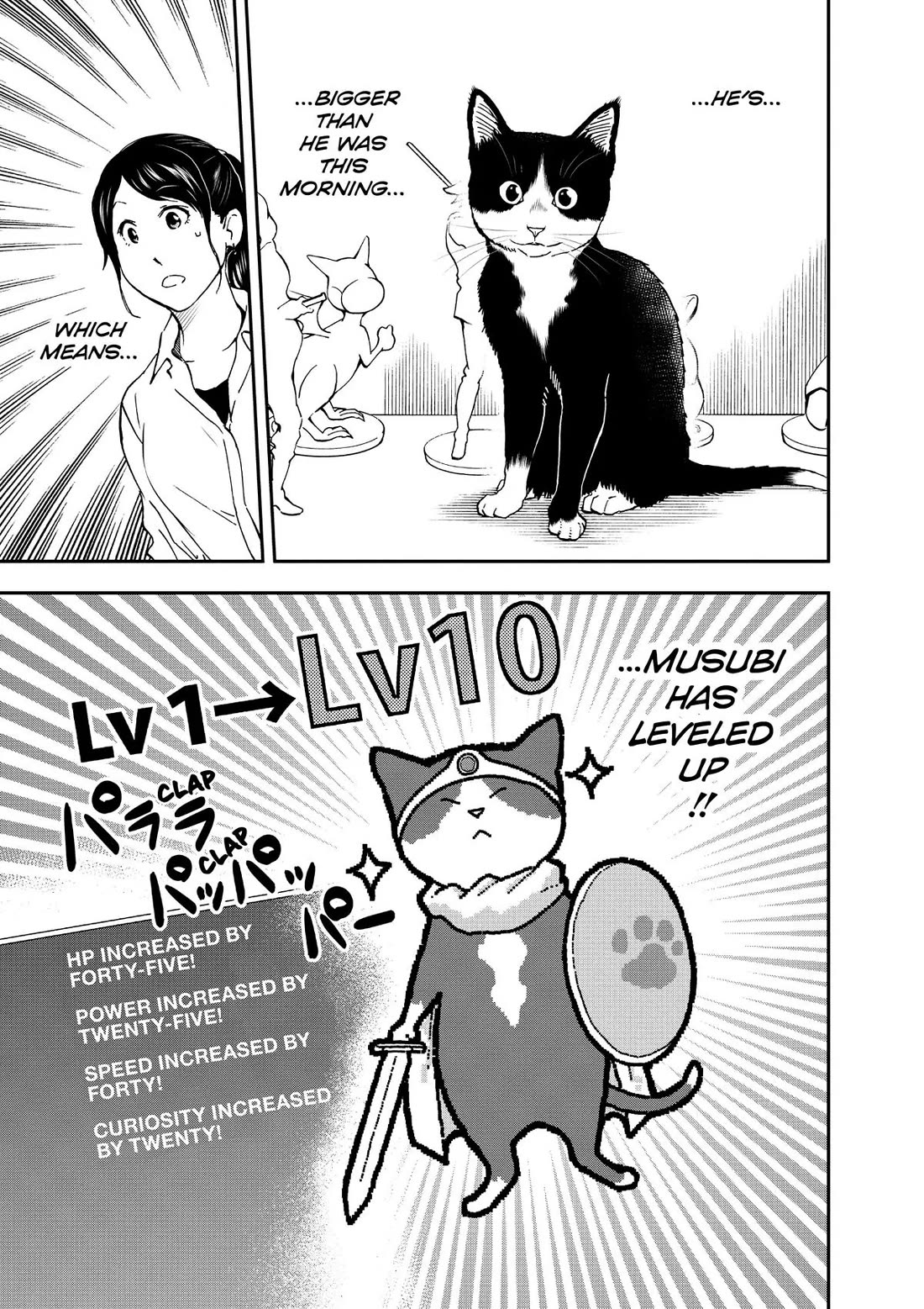 A Gamer Living with a Cat Chapter 14 page 7 - Chapter 14: Level-up
