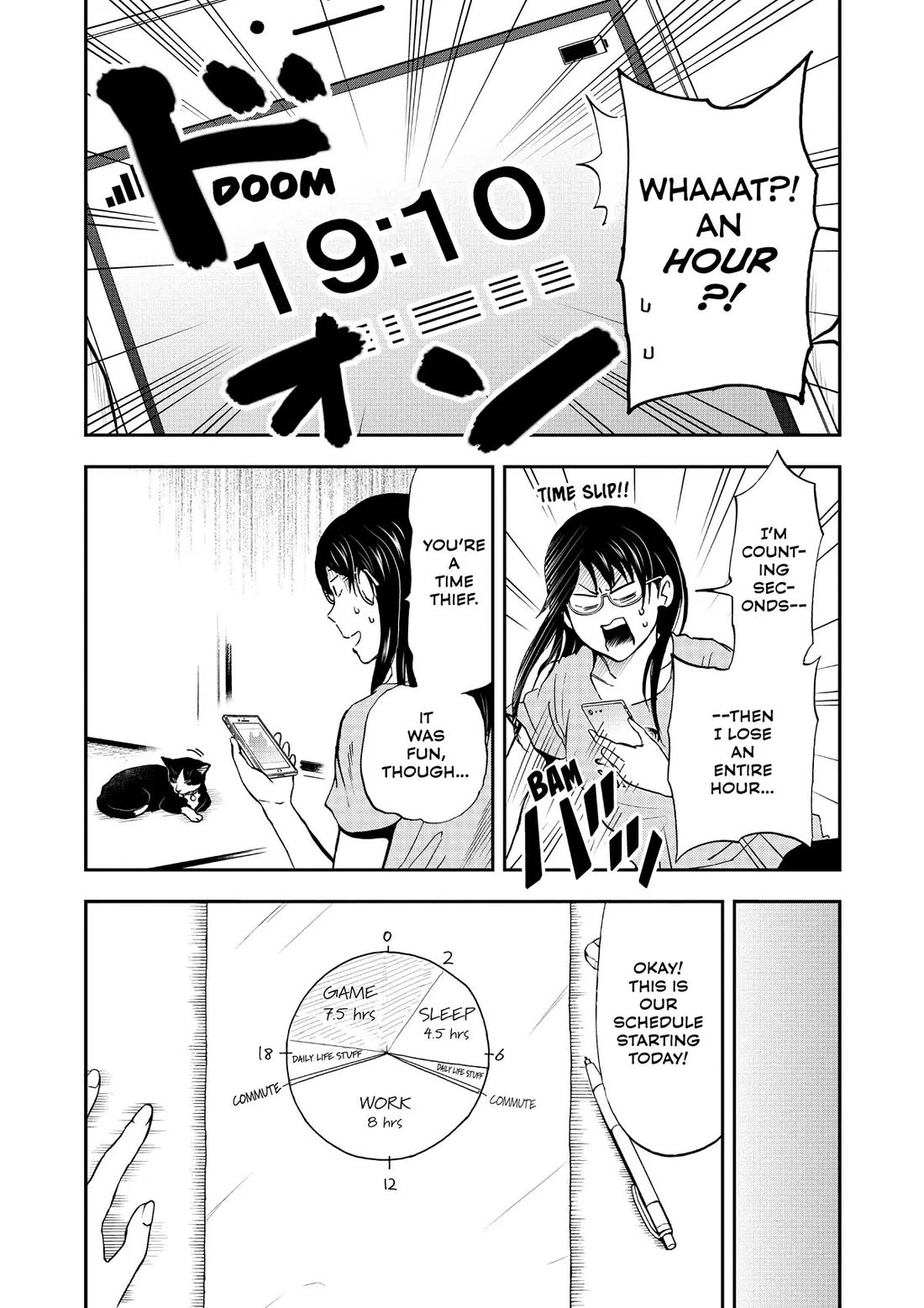 A Gamer Living with a Cat Chapter 18 page 14 - Chapter 18: Time Thief