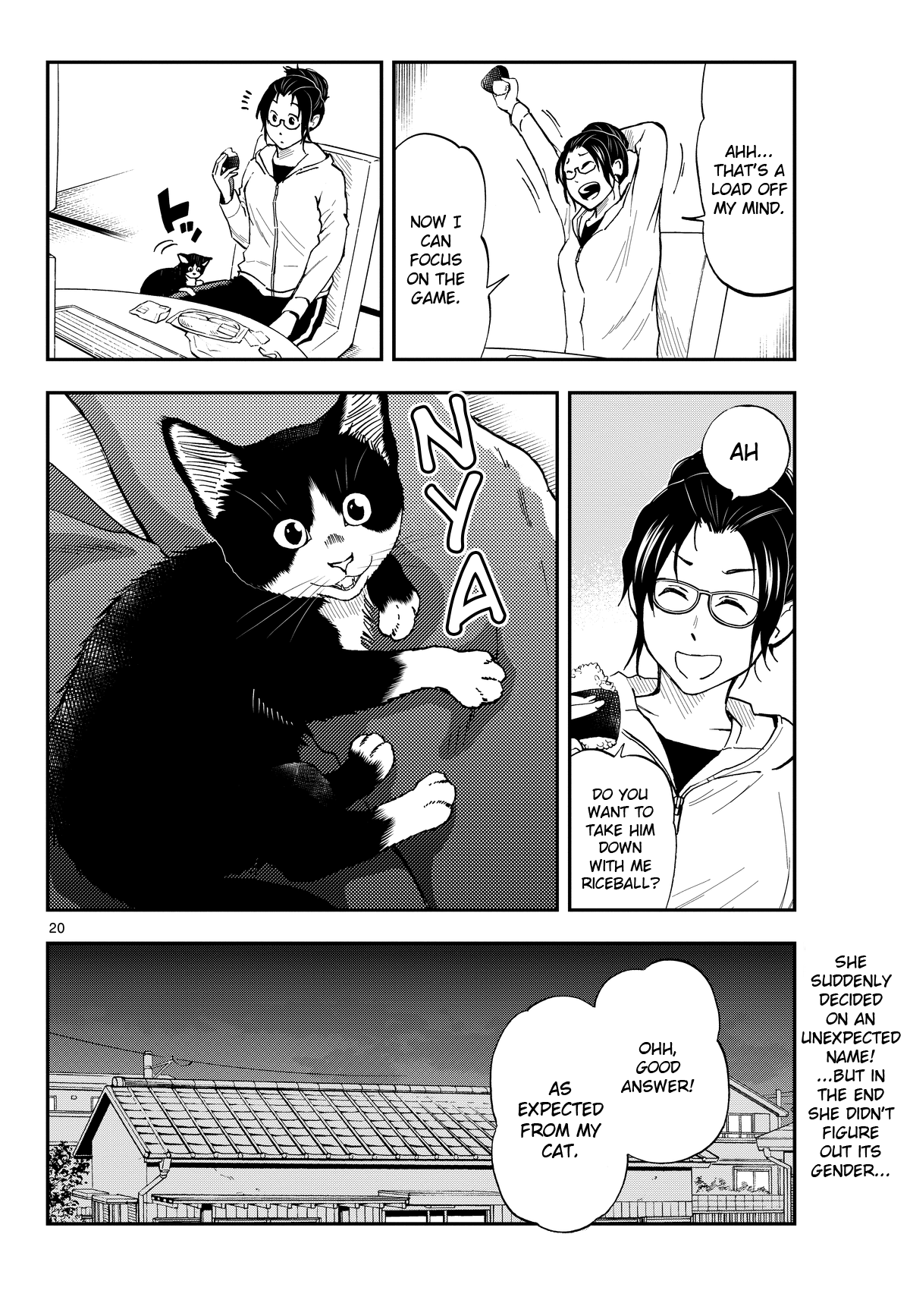 A Gamer Living with a Cat Chapter 3 page 20 - Chapter 3: Male/female panic